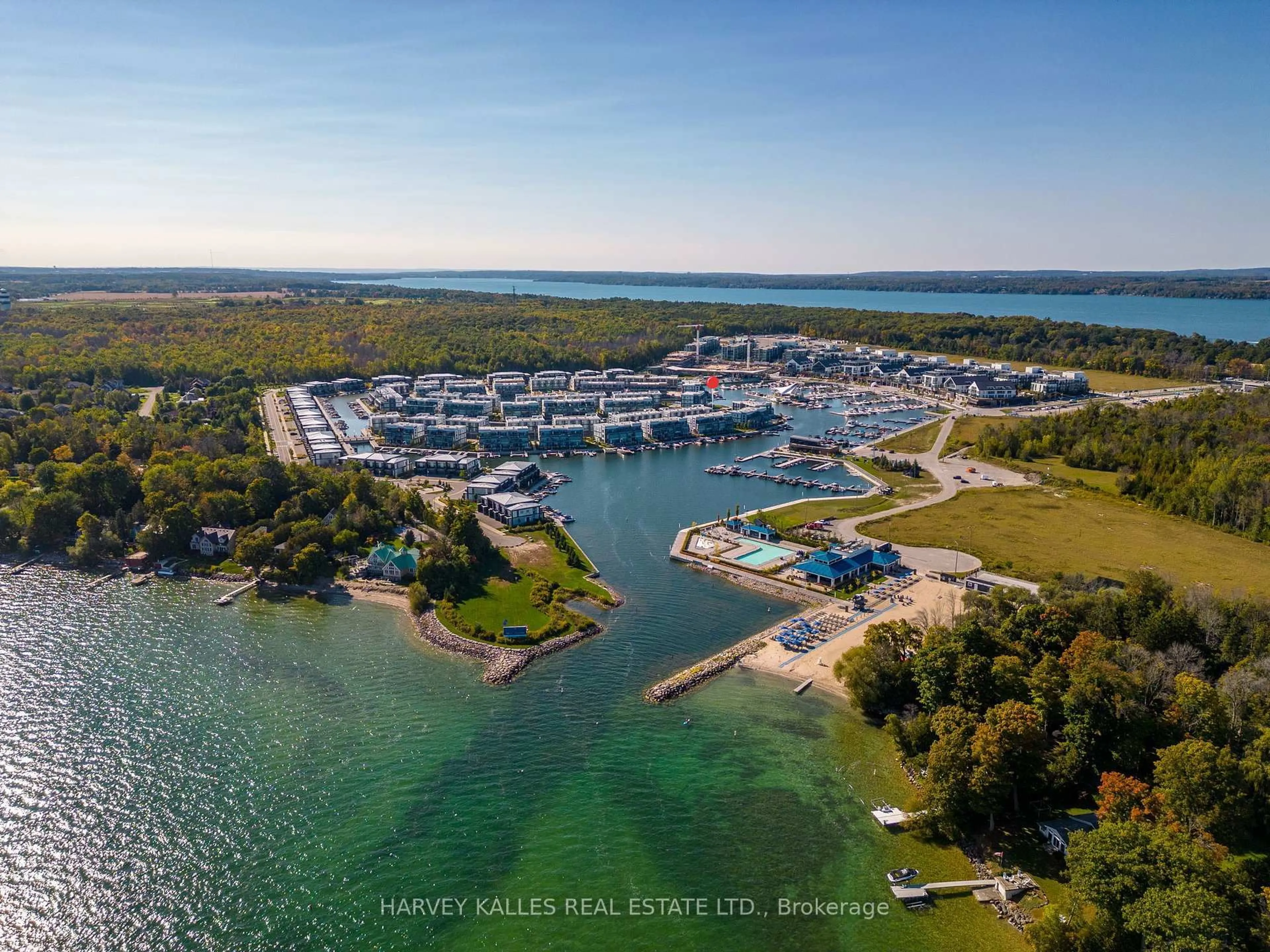 A pic from outside/outdoor area/front of a property/back of a property/a pic from drone, water/lake/river/ocean view for 3773 Mangusta Crt, Innisfil Ontario L9S 0L5