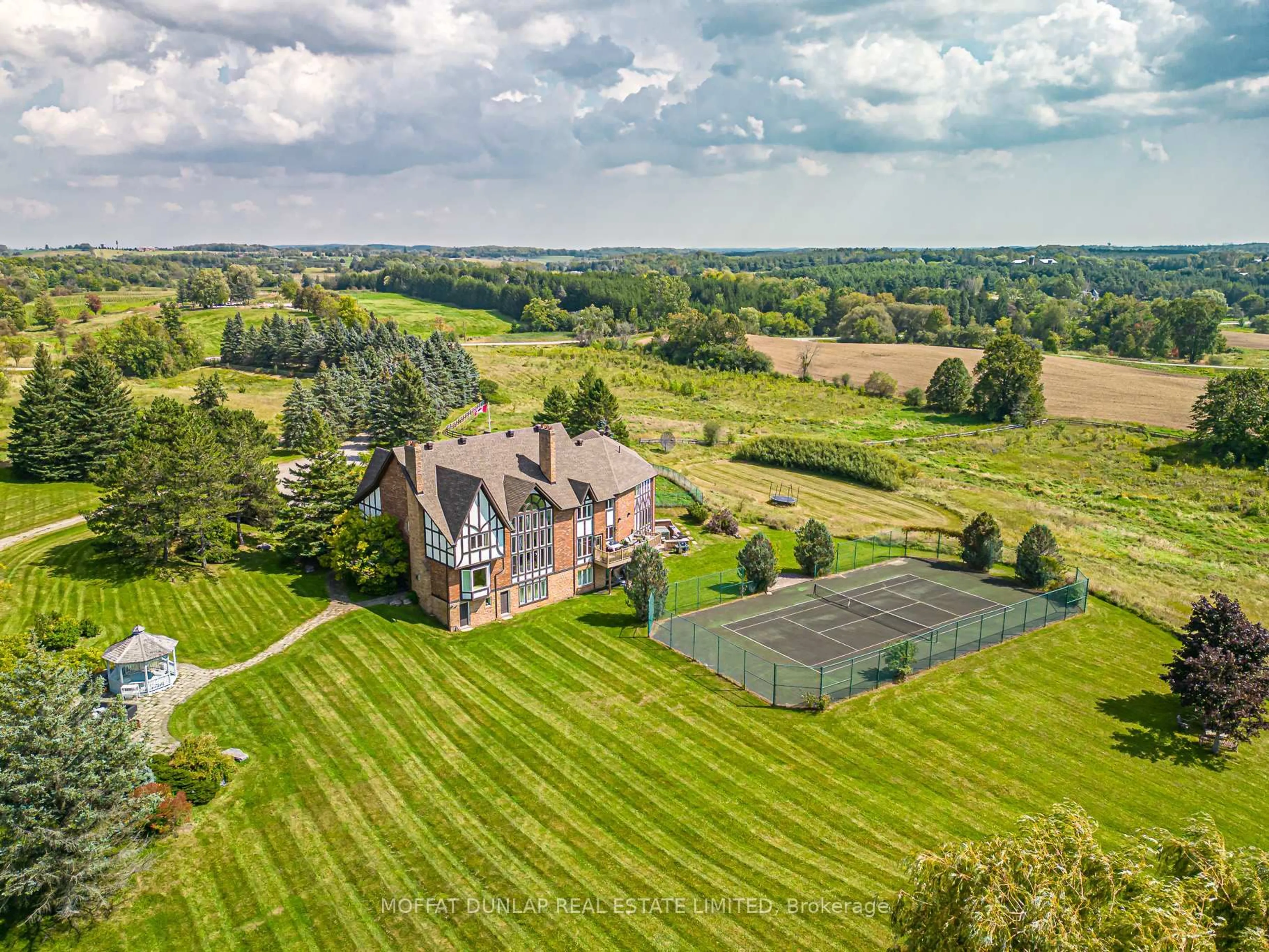 A pic from outside/outdoor area/front of a property/back of a property/a pic from drone, unknown for 15600 11th Concession Rd, King Ontario L0G 1T0