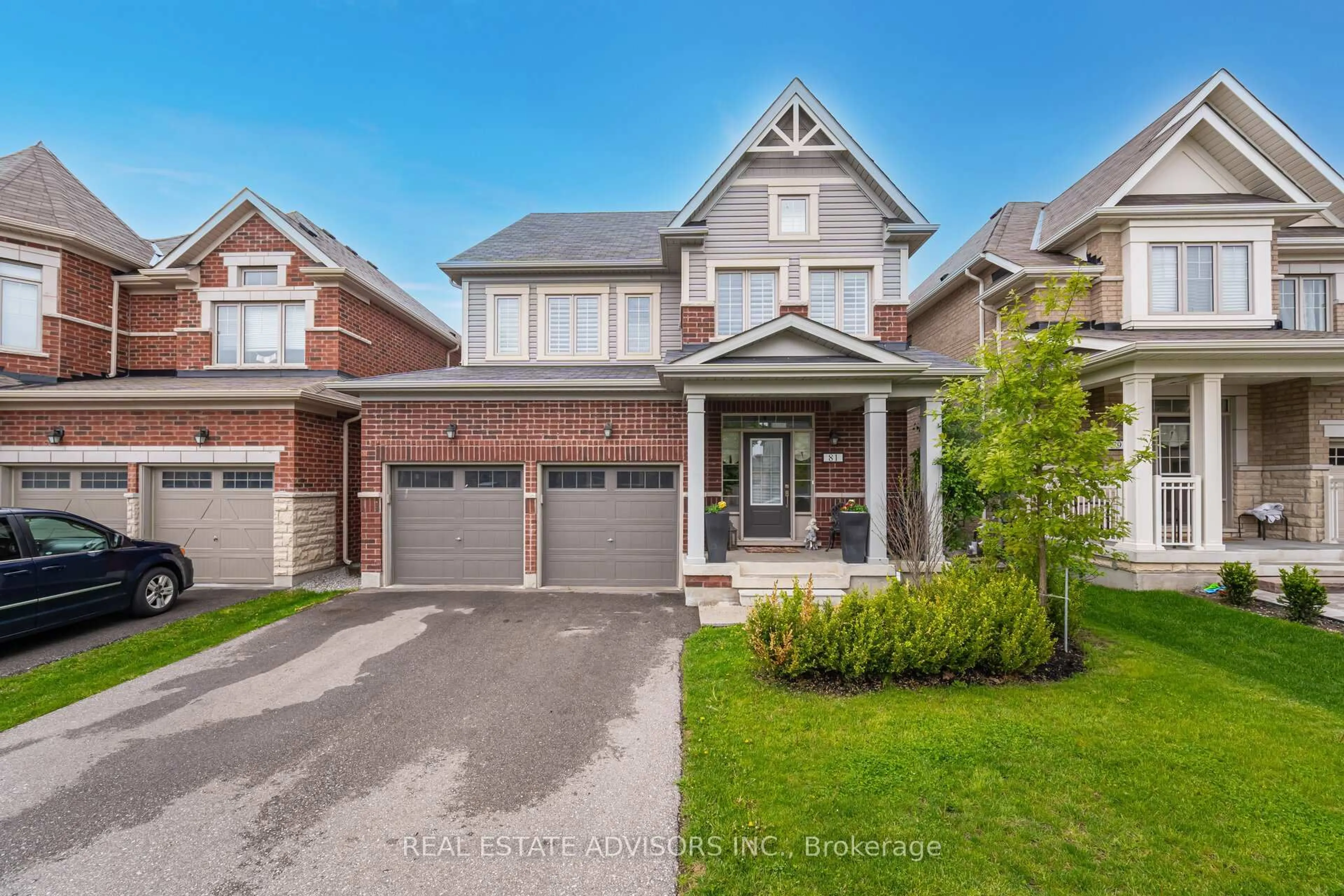 Home with brick exterior material, street for 81 Pridham Pl, New Tecumseth Ontario L0G 1W0