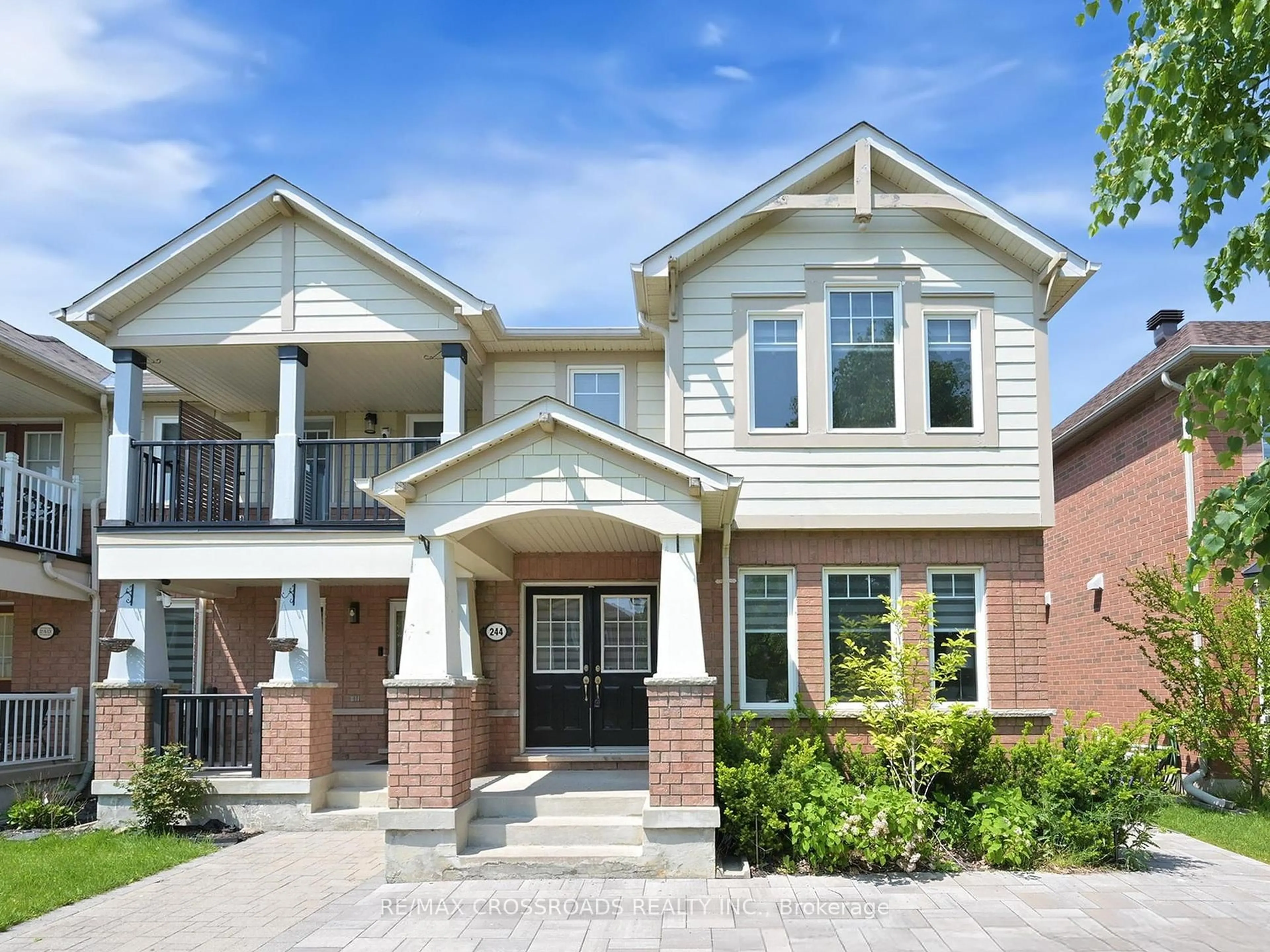 Home with brick exterior material, street for 244 White's Hill Ave, Markham Ontario L6B 1K1