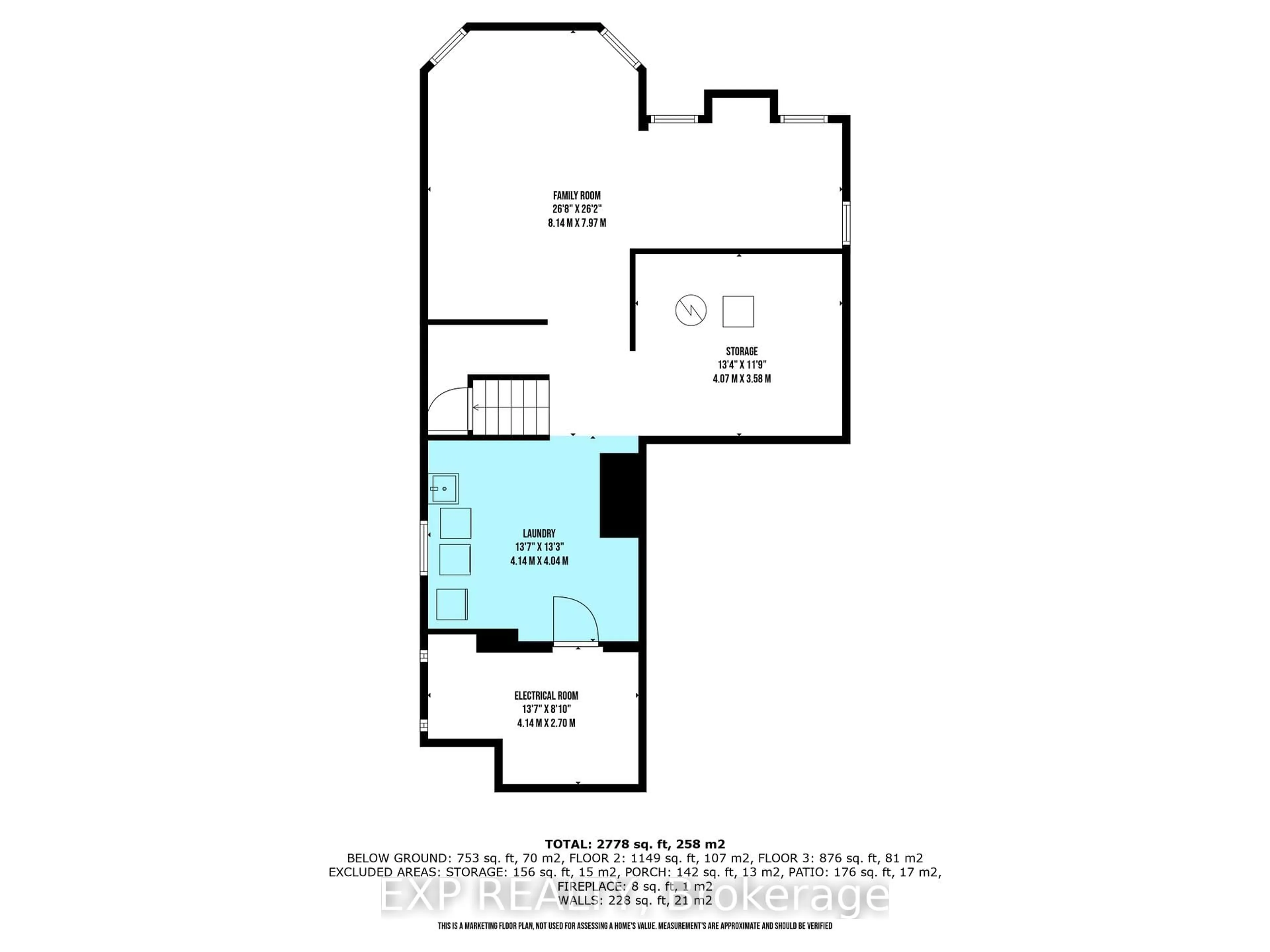 Floor plan for 15 Grey Wing Ave, Georgina Ontario L4P 0E8