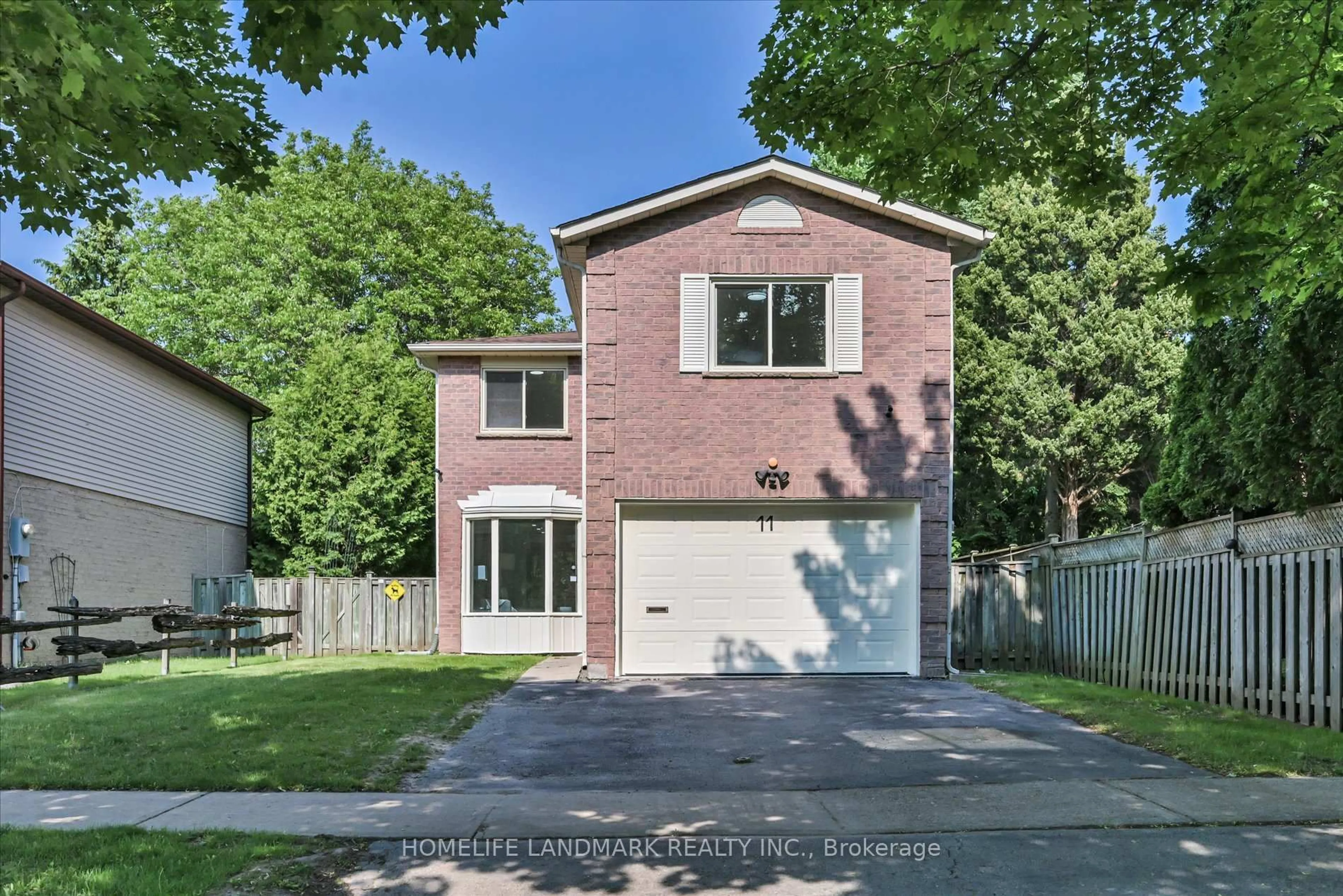 Home with brick exterior material, street for 11 Hunter's Point Dr, Richmond Hill Ontario L4C 6M4