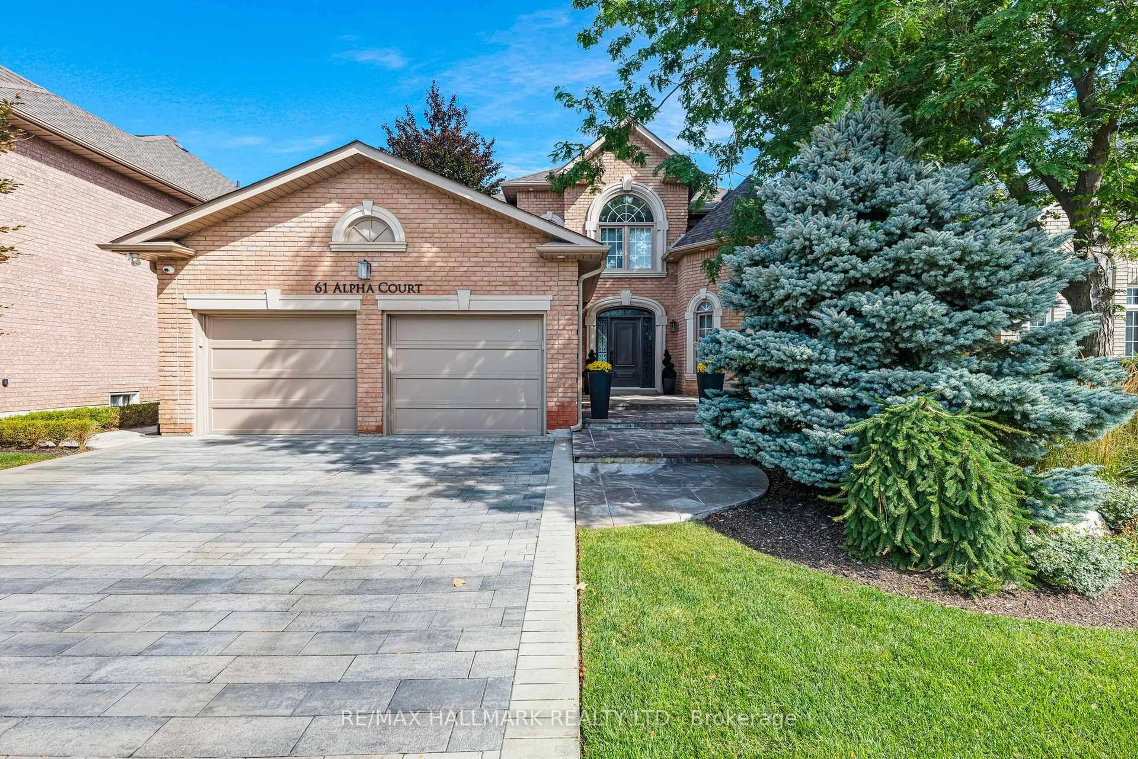 Home with brick exterior material, street for 61 Alpha Crt, Vaughan Ontario L4L 8Y2