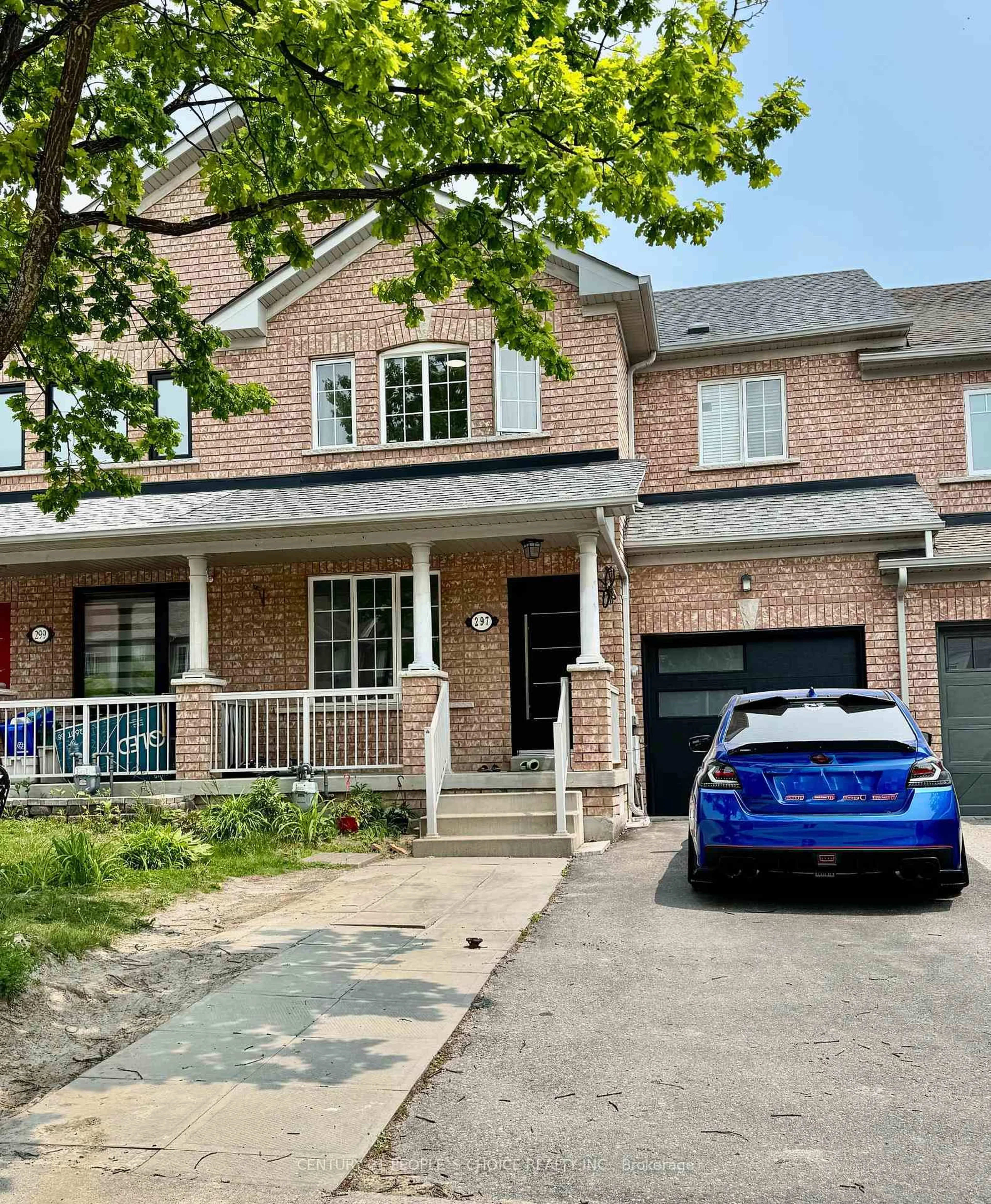 Home with brick exterior material, street for 297 Flagstone Way, Newmarket Ontario L3X 2R8
