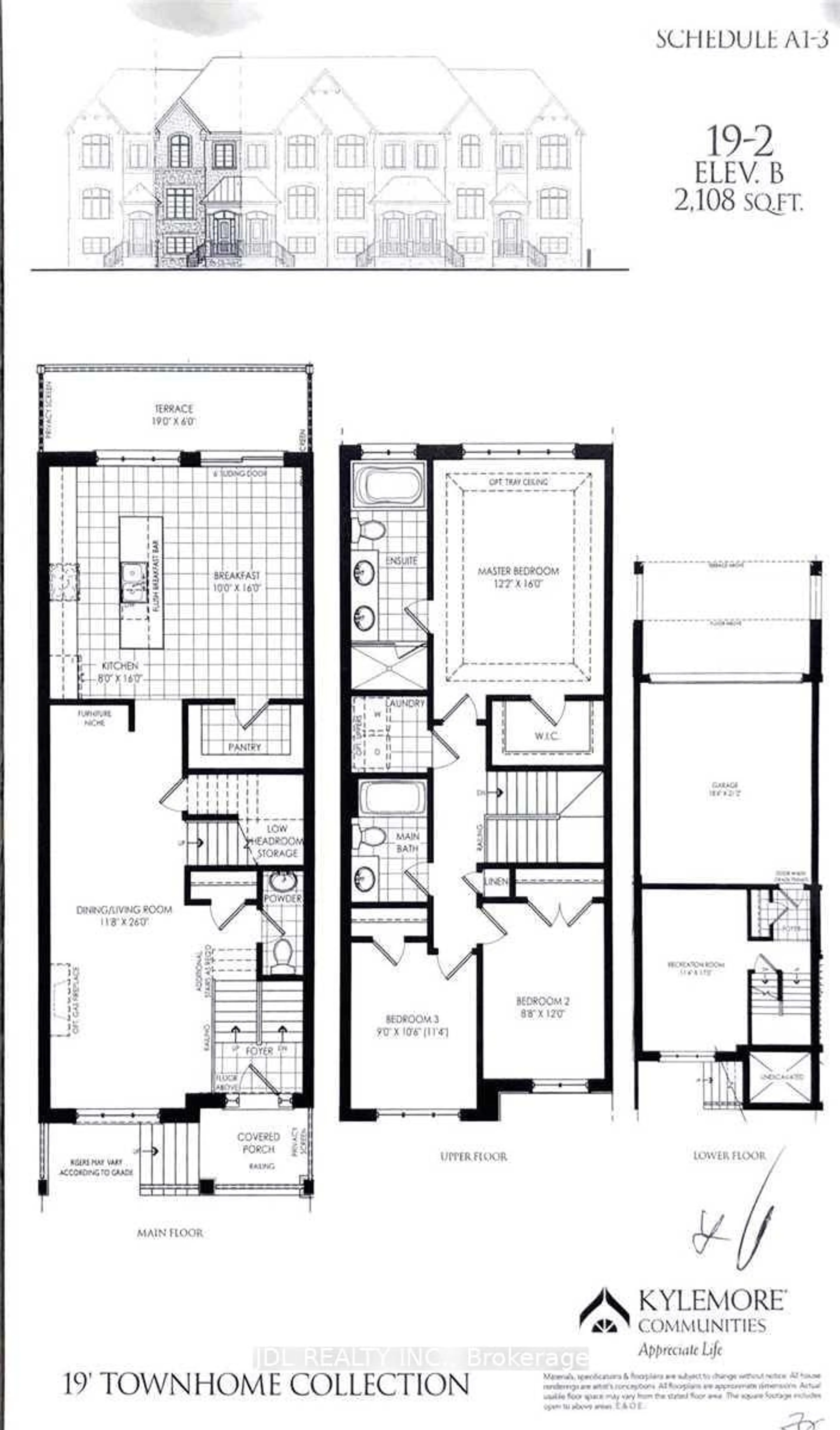 Floor plan for 34 Royal Aberdeen Rd Rd, Markham Ontario L6C 0Y5