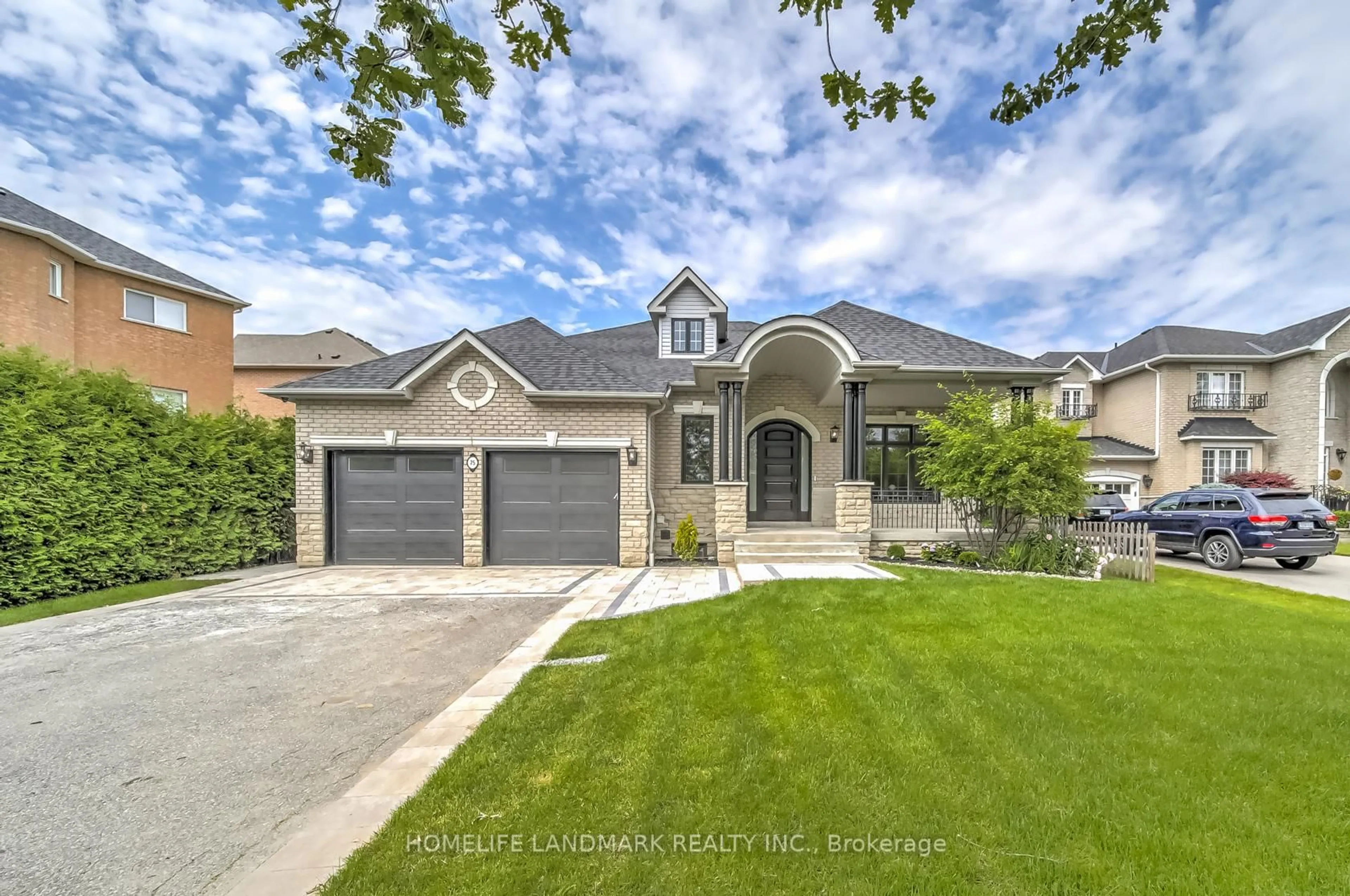 Home with brick exterior material, street for 75 Naughton Dr, Richmond Hill Ontario L4C 8B3