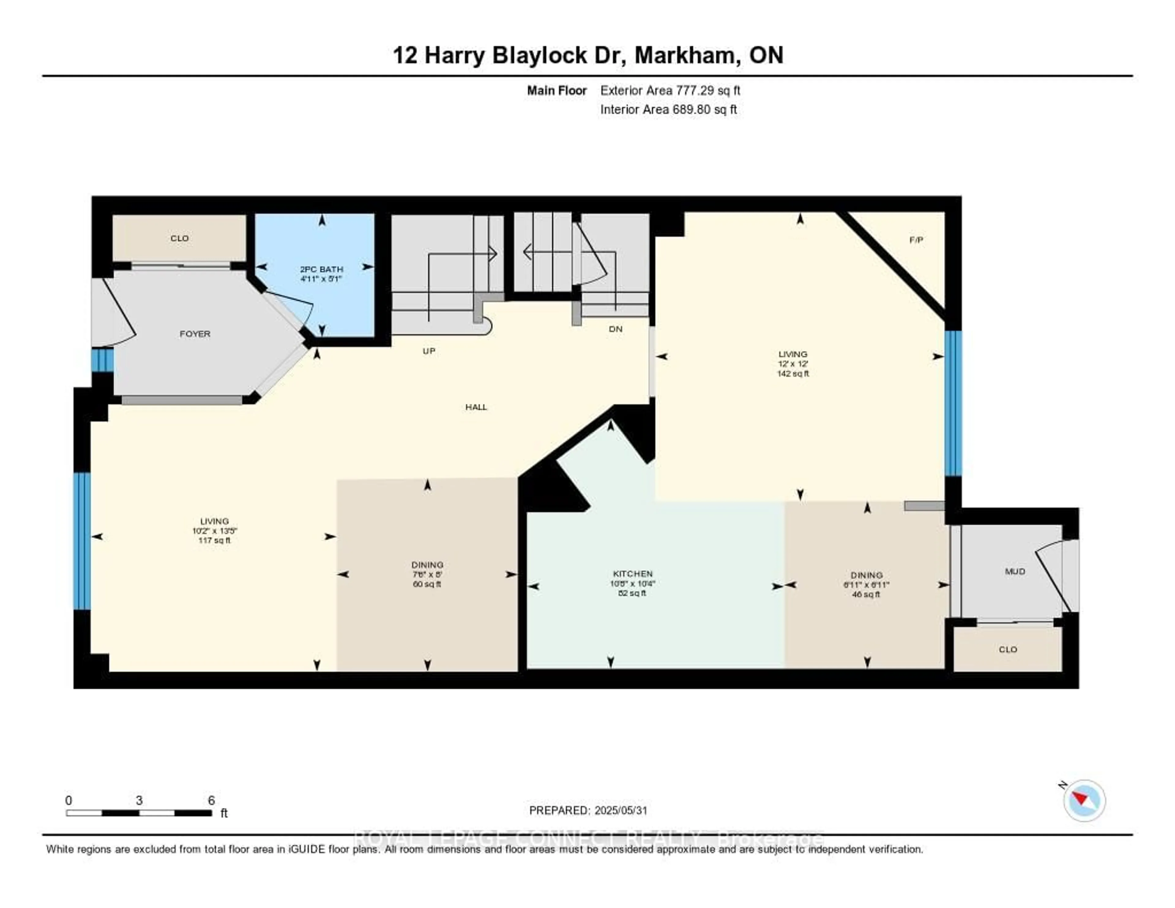 Floor plan for 12 Harry Blaylock Dr, Markham Ontario L6E 1W7