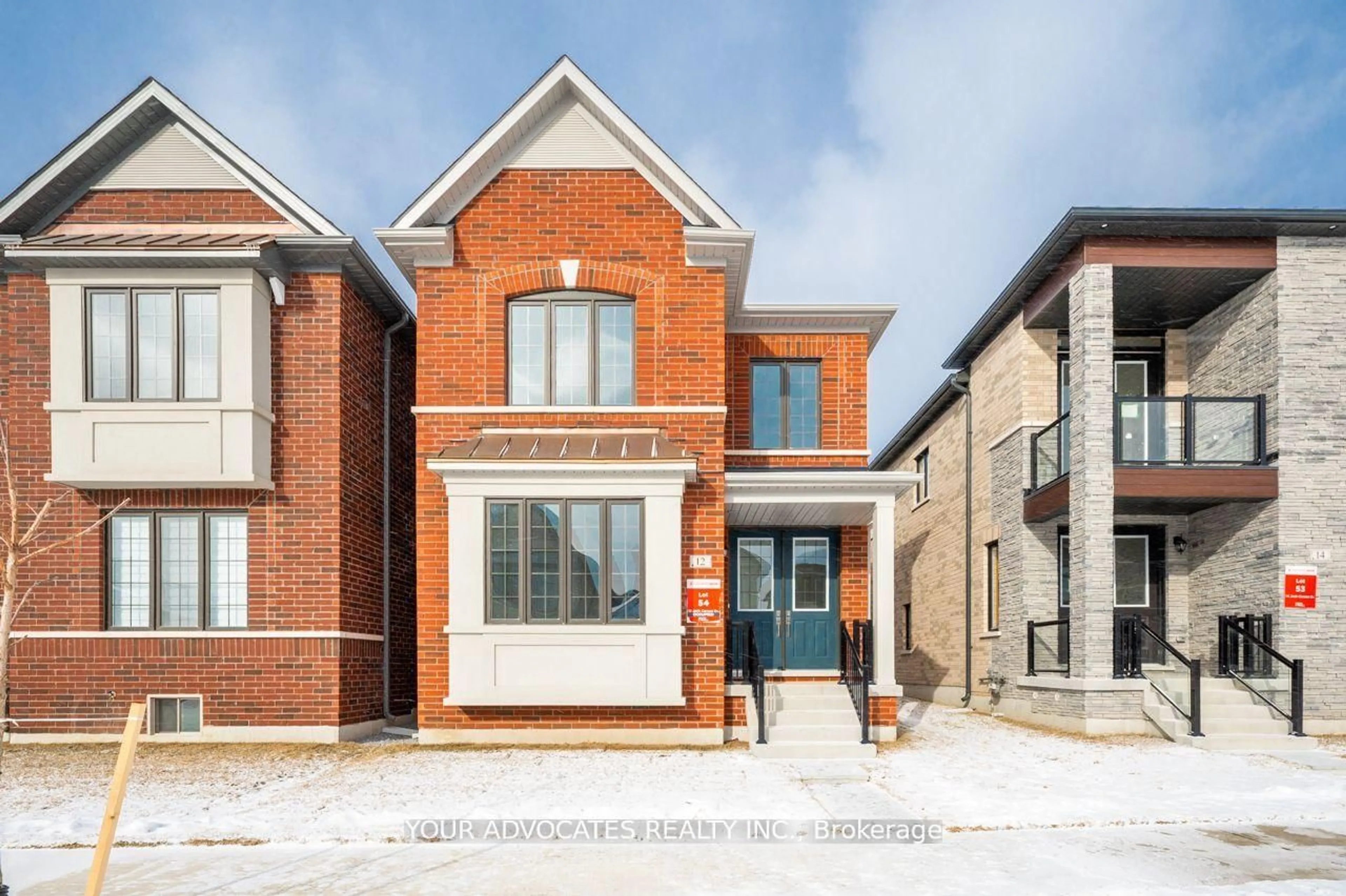 Home with brick exterior material, street for 12 Jack Carson Dr, Markham Ontario L6B 0A8