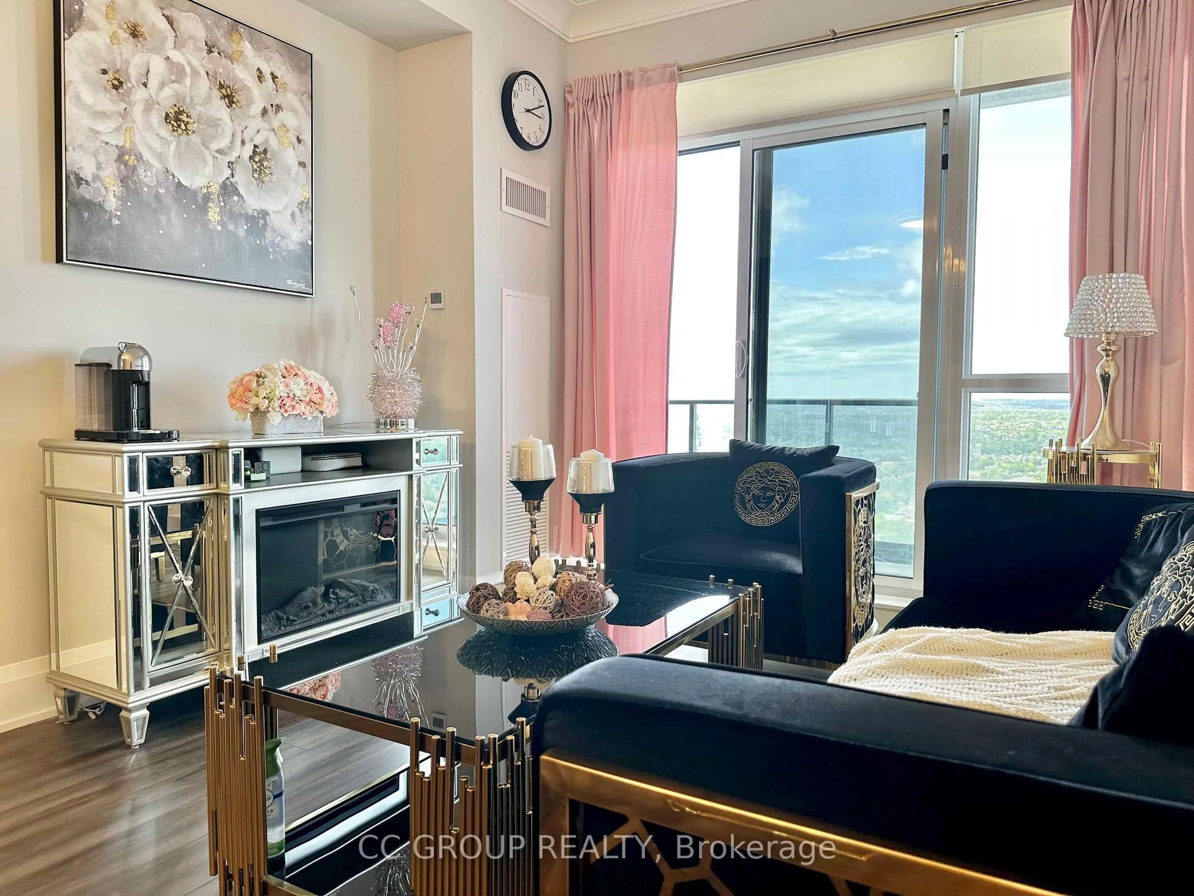 Living room with furniture, unknown for 12 Gandhi Lane #3808, Markham Ontario L3T 0G8