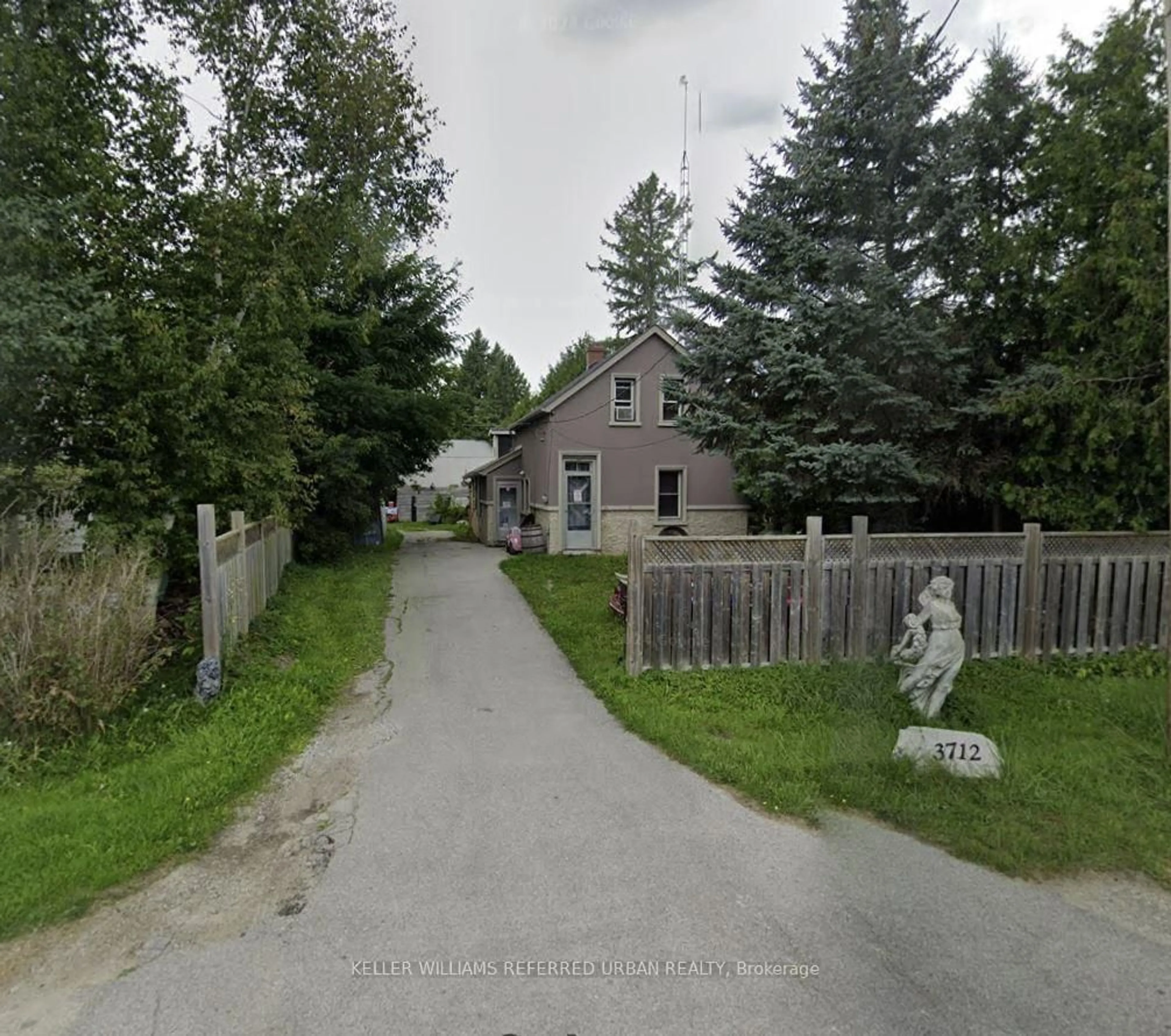 A pic from outside/outdoor area/front of a property/back of a property/a pic from drone, street for 3712 Hwy 27 N/A, Bradford West Gwillimbury Ontario L3Z 3X2