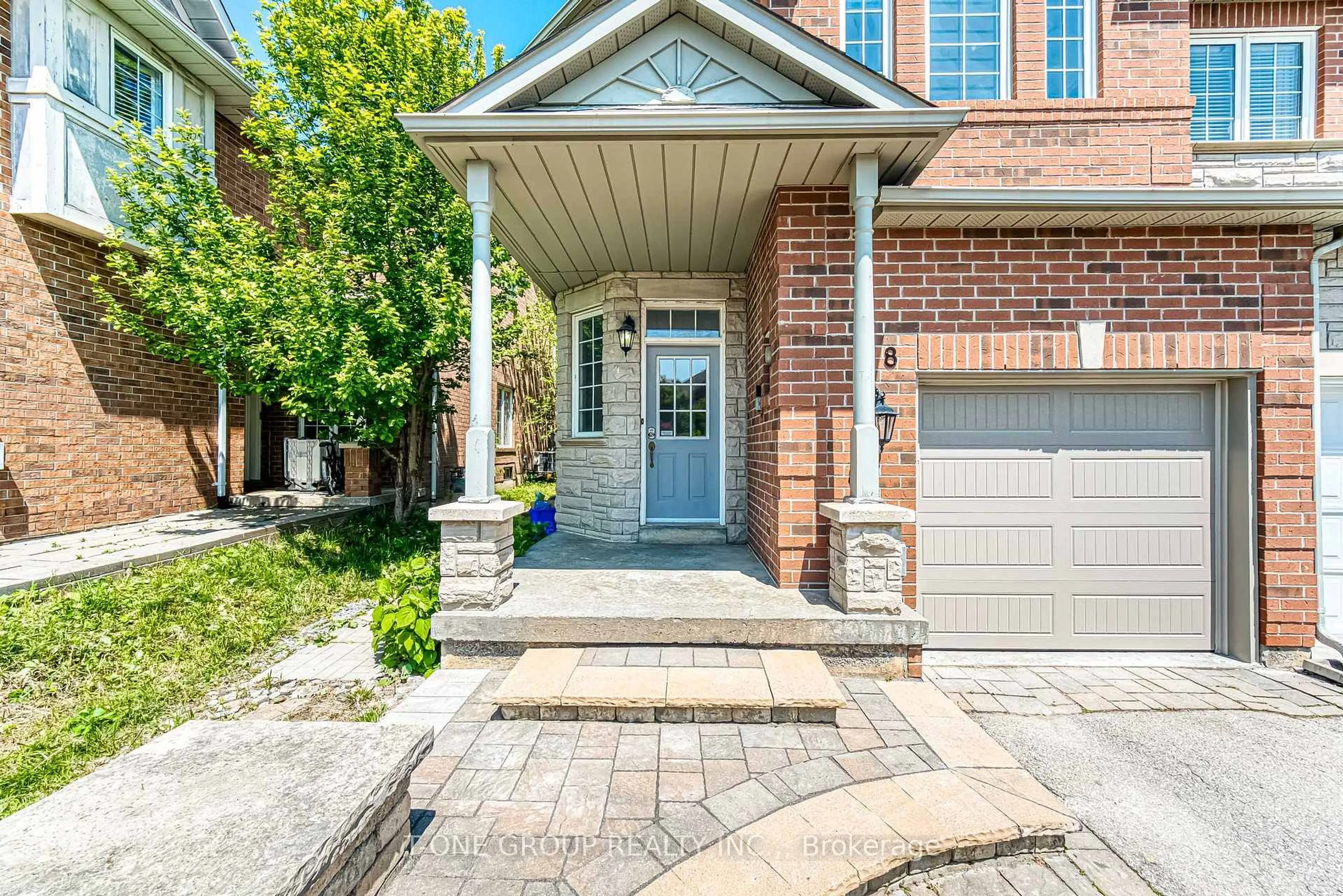 Home with brick exterior material, street for 8 Firwood Dr, Richmond Hill Ontario L4S 1Z9