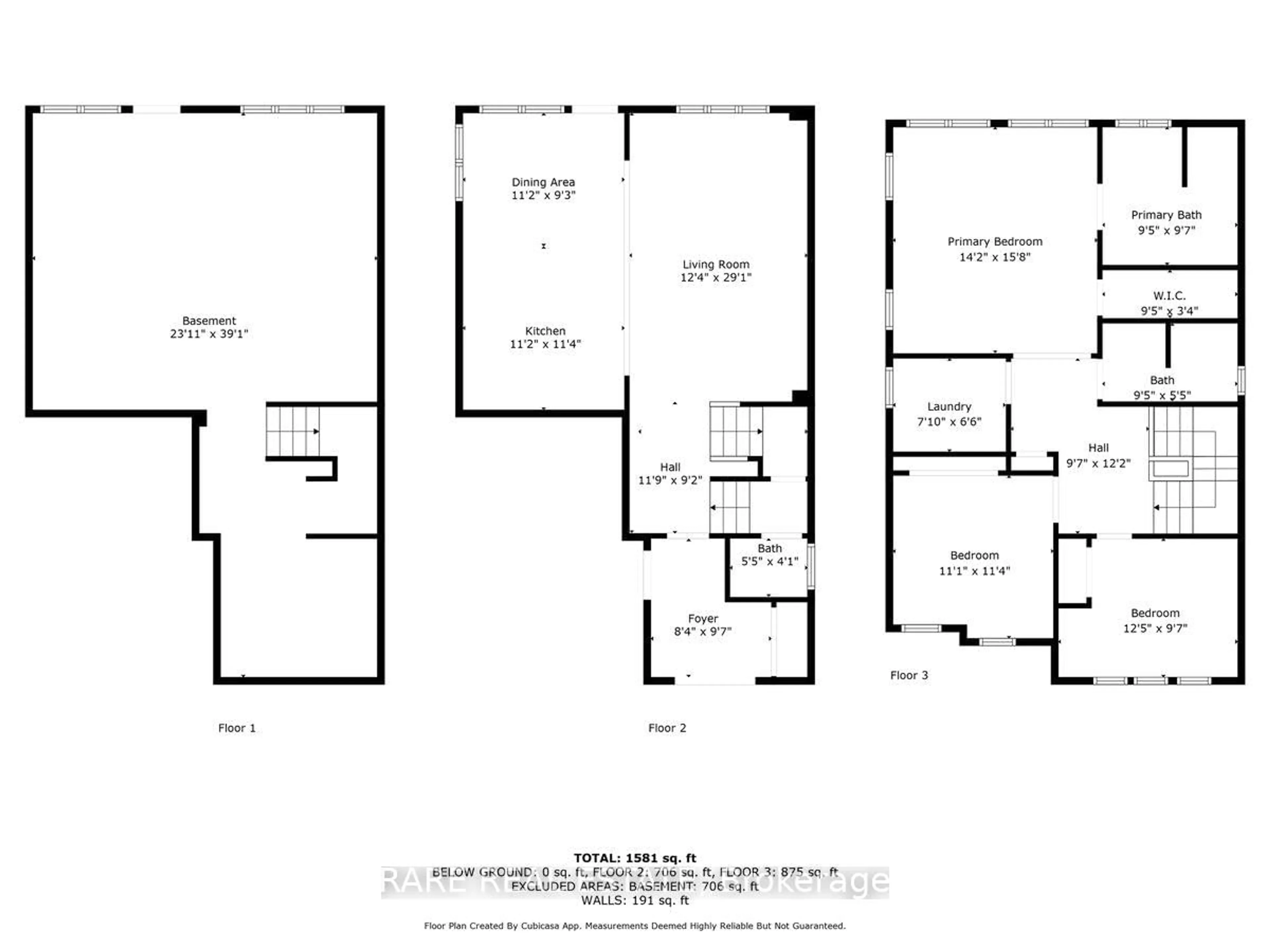 Floor plan for 6 Cherry Lane, New Tecumseth Ontario L9R 0M1