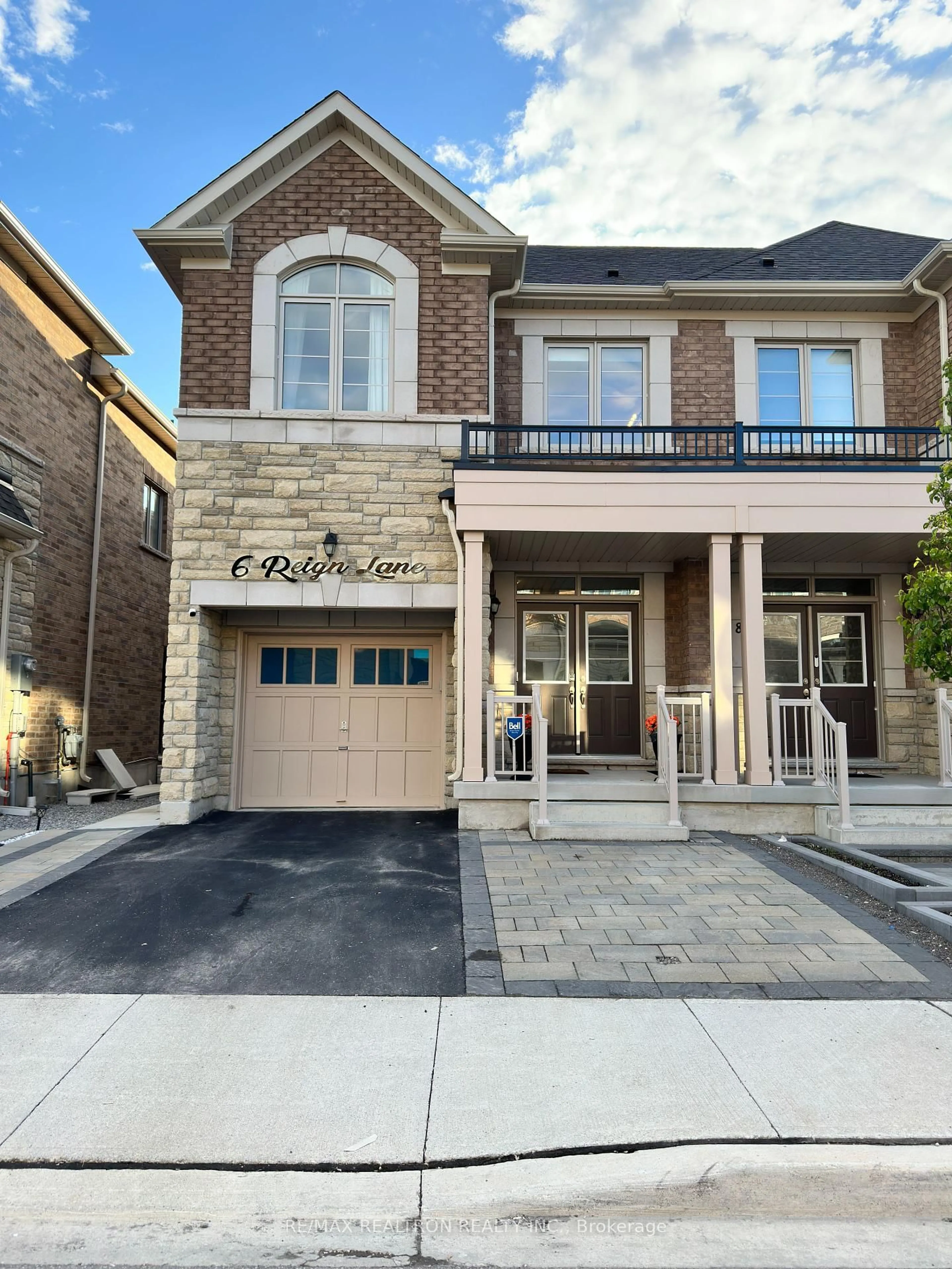 Home with brick exterior material, street for 6 Reign Lane, Markham Ontario L3S 0E8