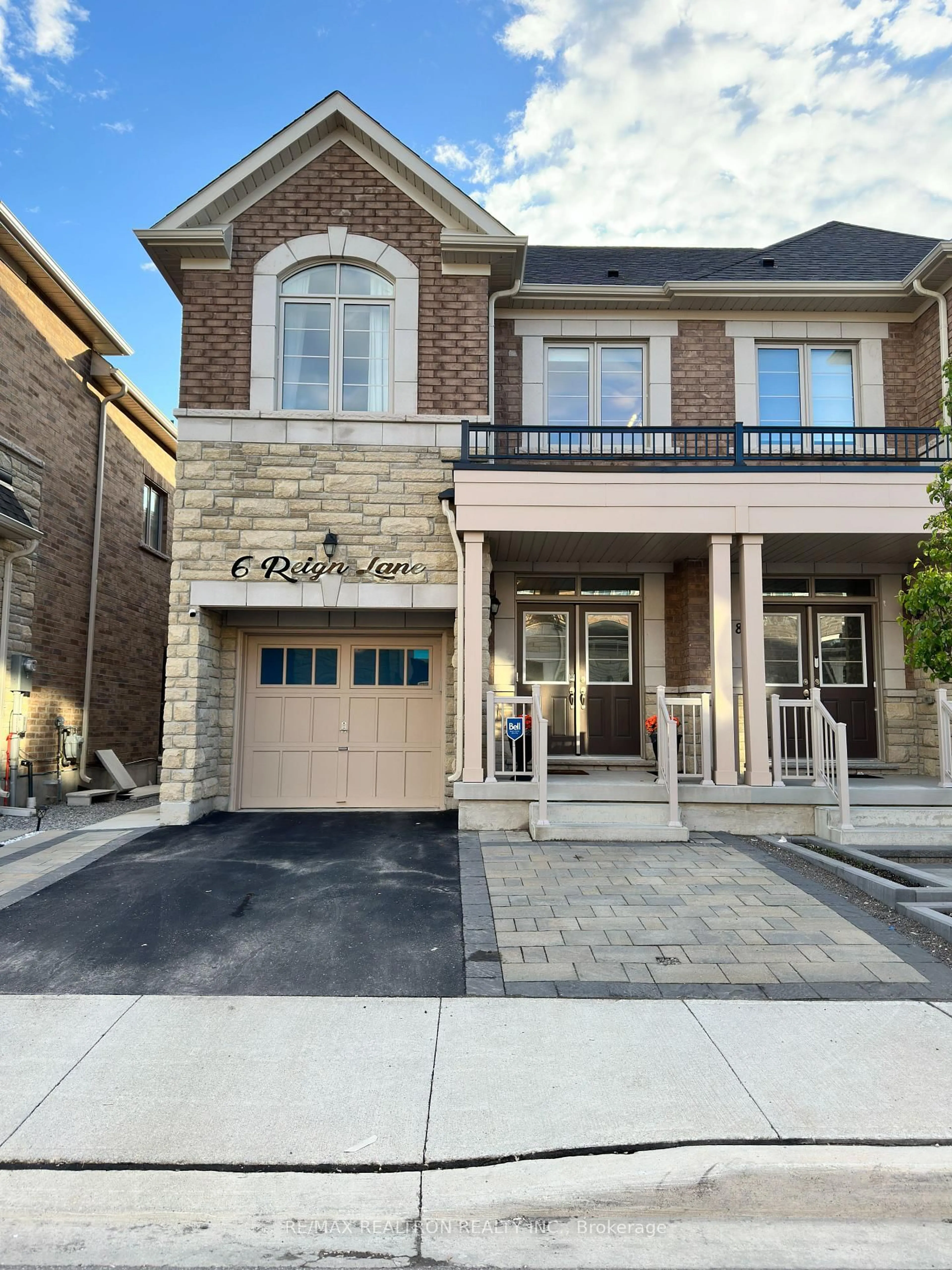 Home with brick exterior material, street for 6 Reign Lane, Markham Ontario L3S 0E8