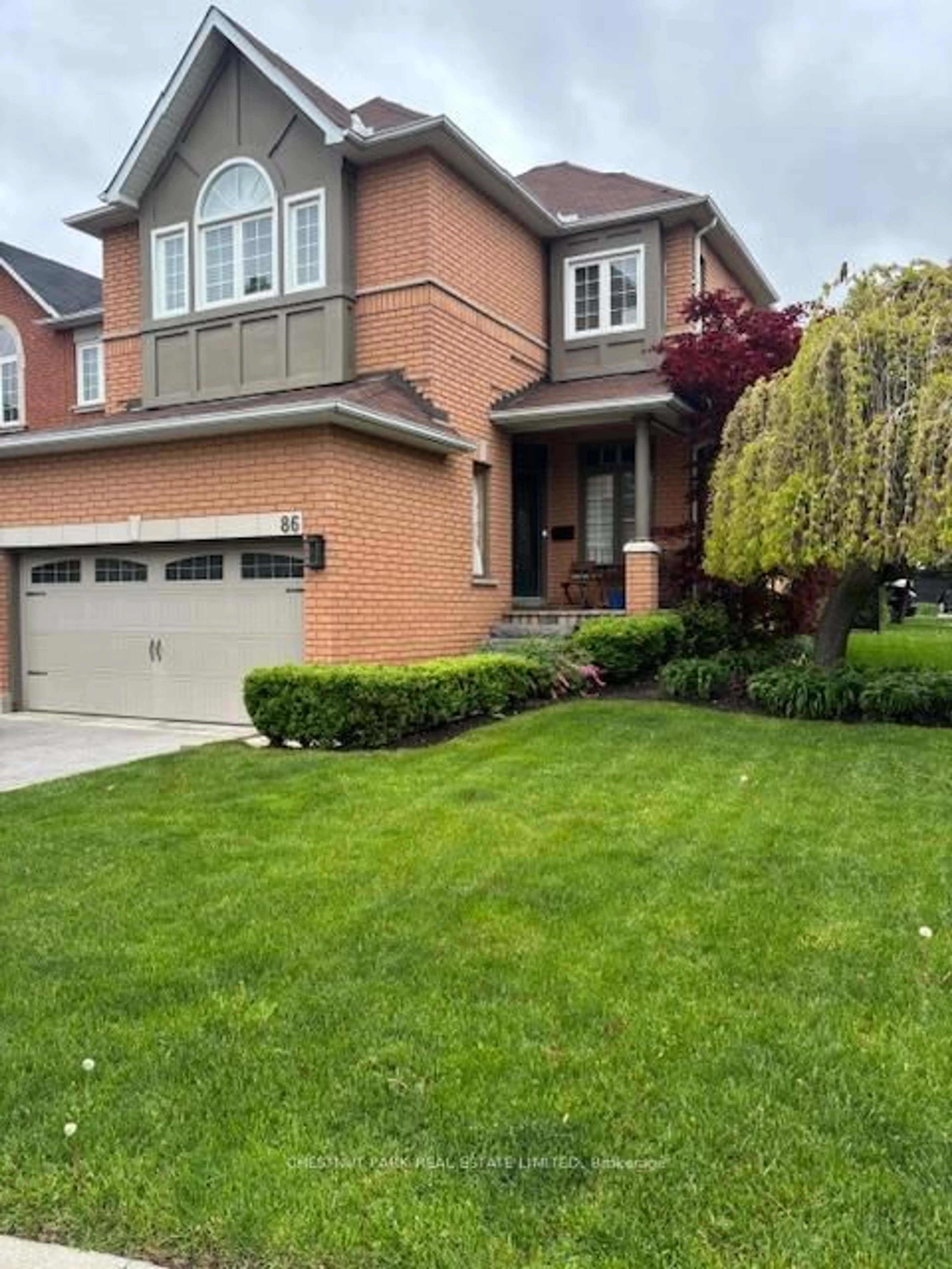 Home with brick exterior material, street for 86 Forest Lane Dr, Vaughan Ontario L4J 3N8