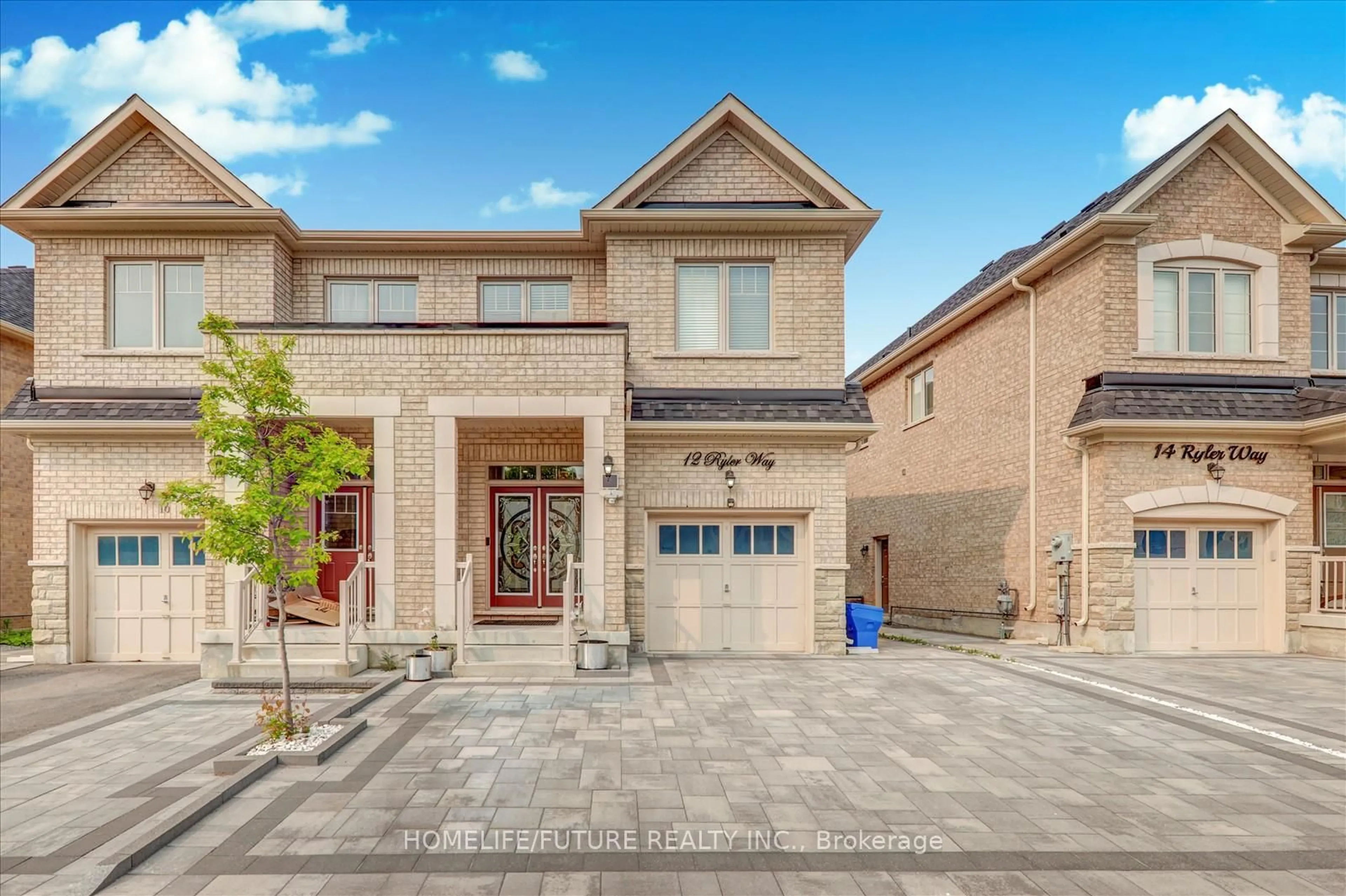 Home with brick exterior material, street for 12 Ryler Way, Markham Ontario L3S 0E7