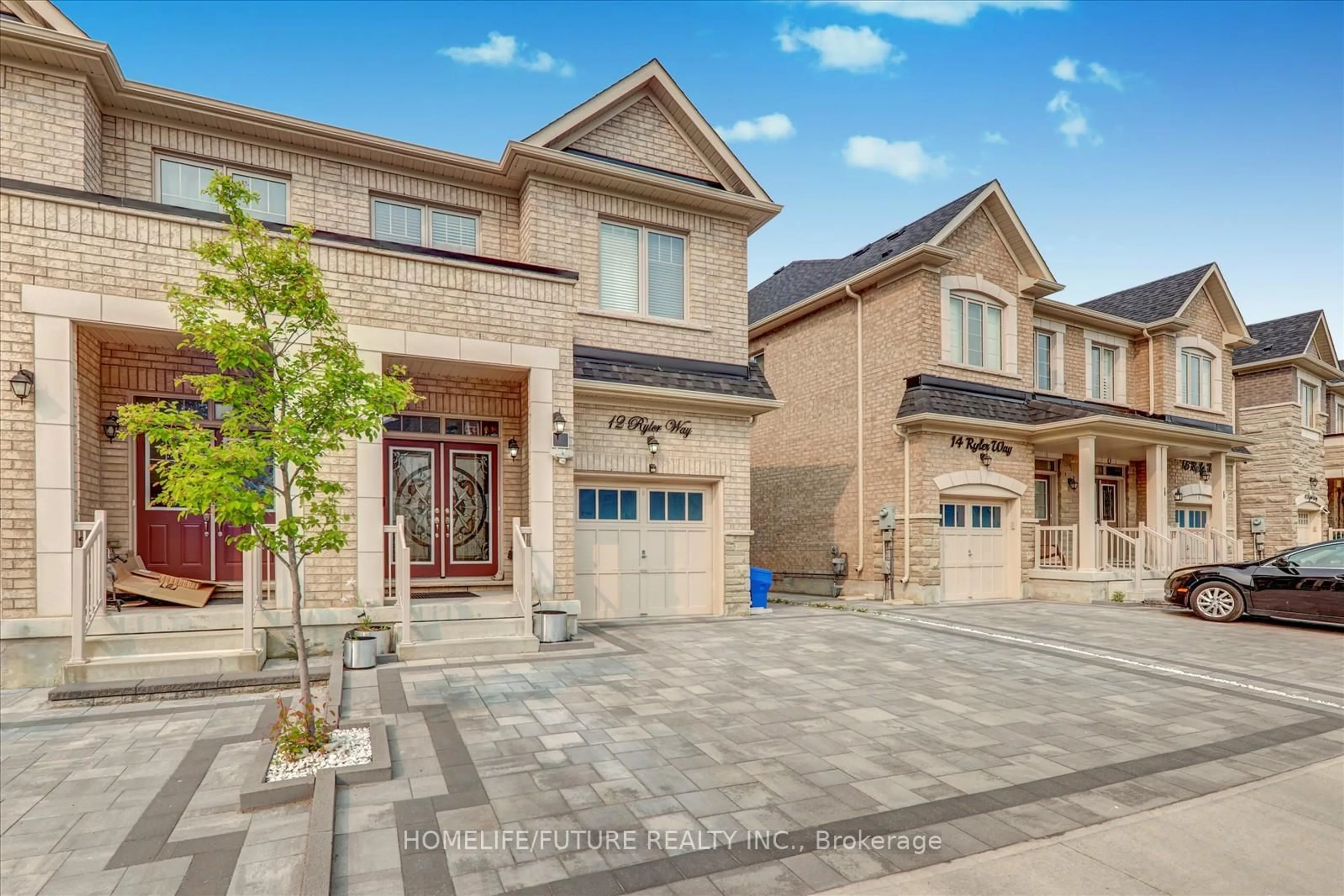 Home with brick exterior material, street for 12 Ryler Way, Markham Ontario L3S 0E7