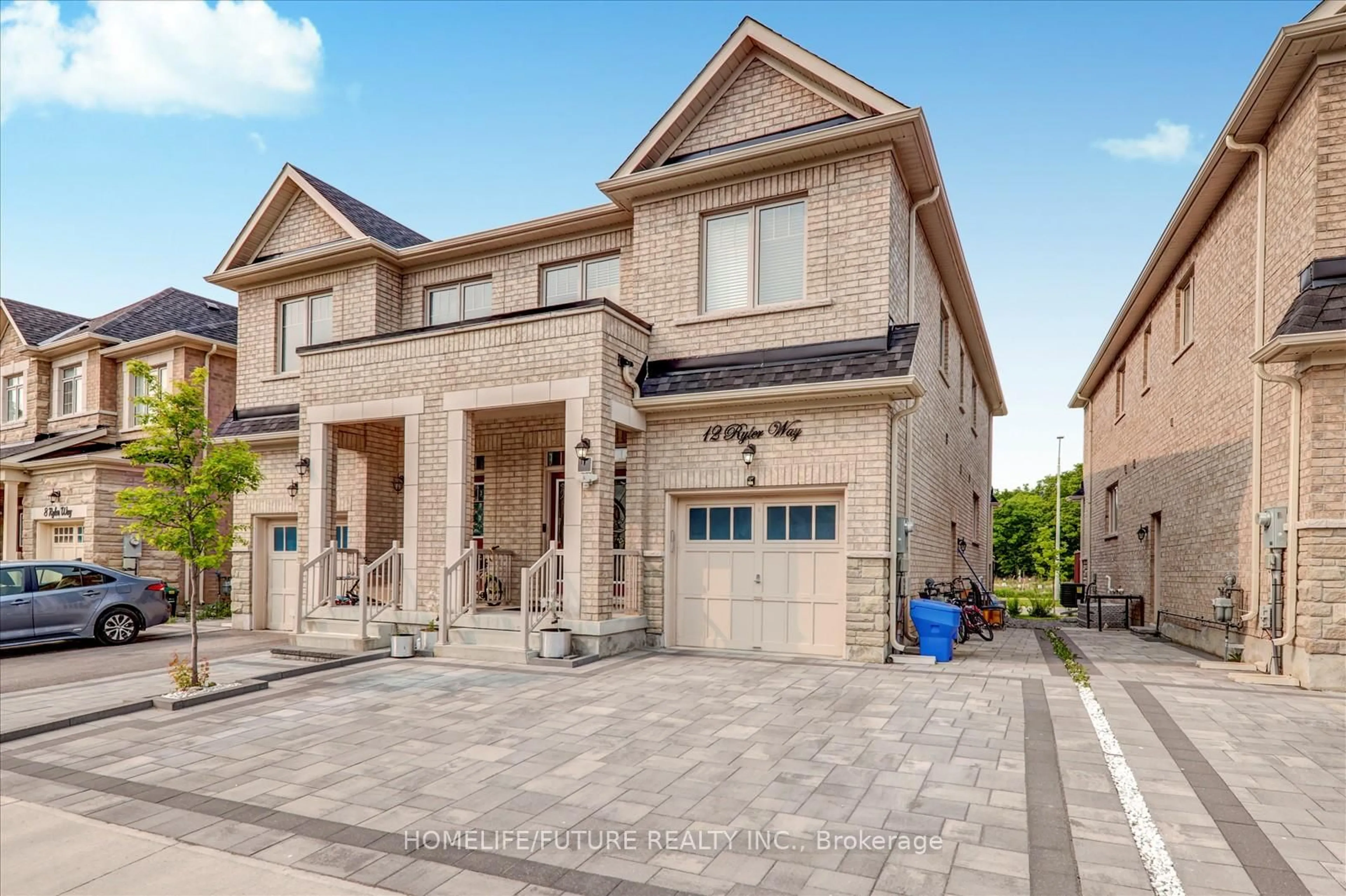 Home with brick exterior material, street for 12 Ryler Way, Markham Ontario L3S 0E7