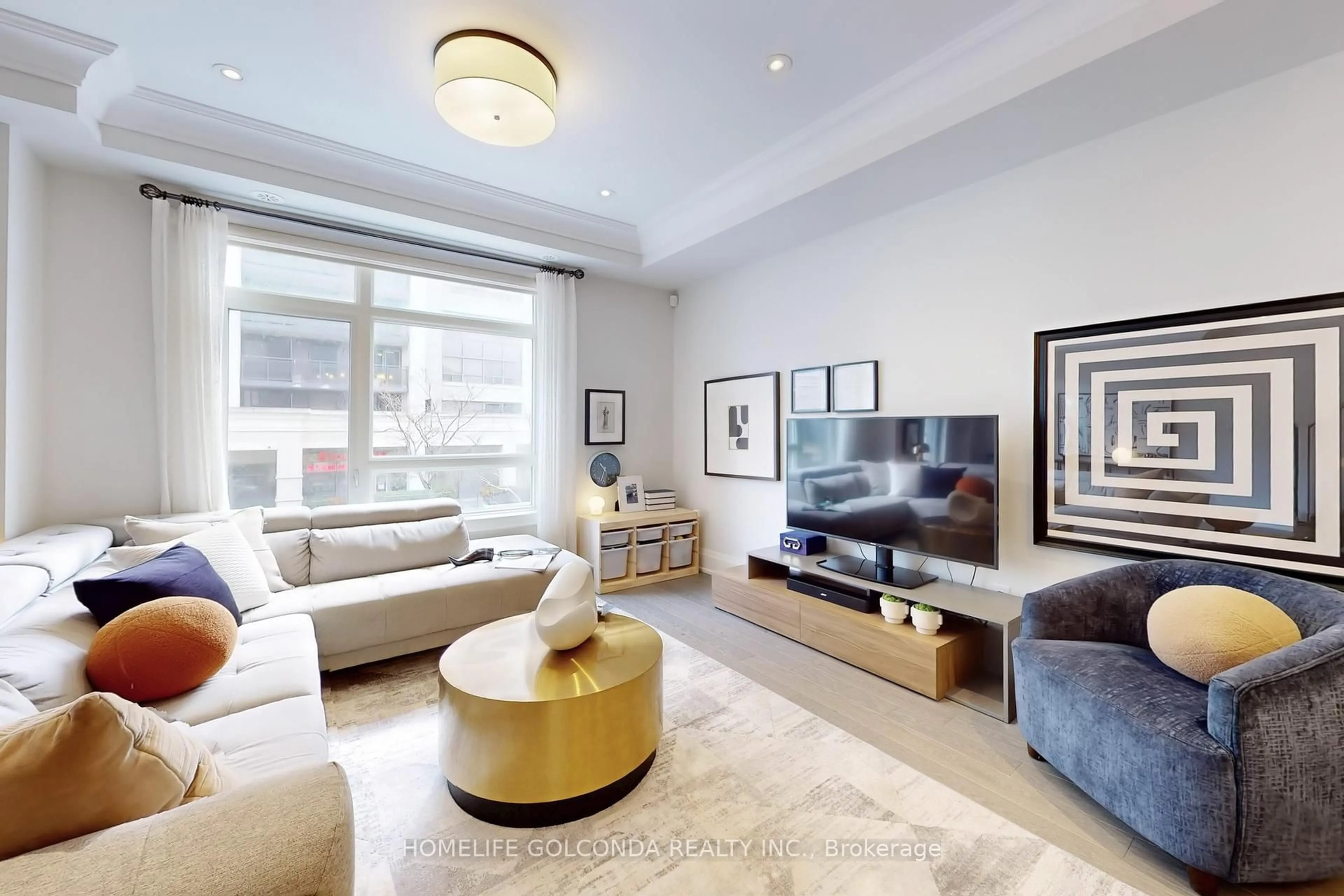 Living room with furniture, unknown for 54 Saddlecreek Dr, Markham Ontario L3T 0G5