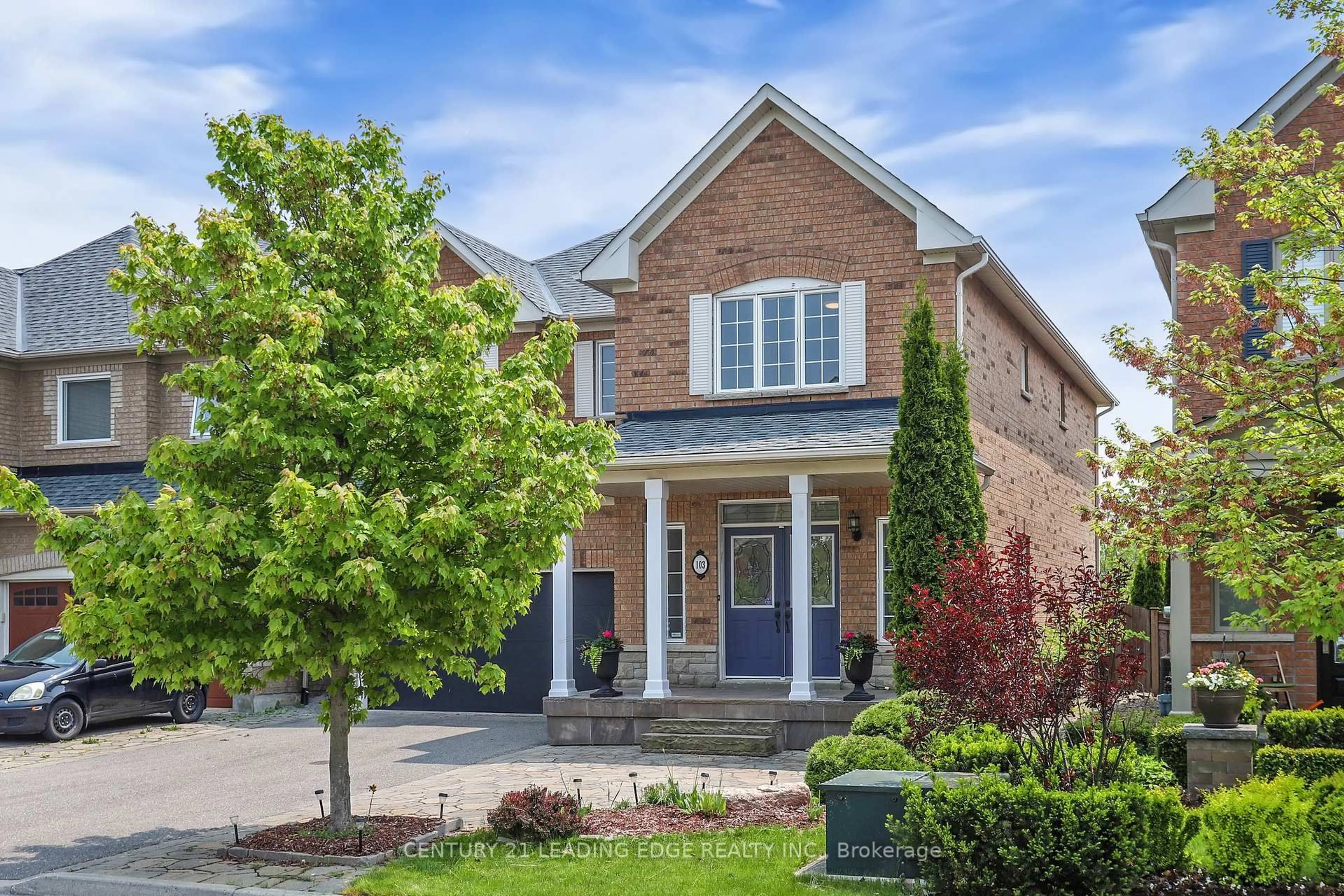 Home with brick exterior material, street for 103 Barnwood Dr, Richmond Hill Ontario L4E 5A2