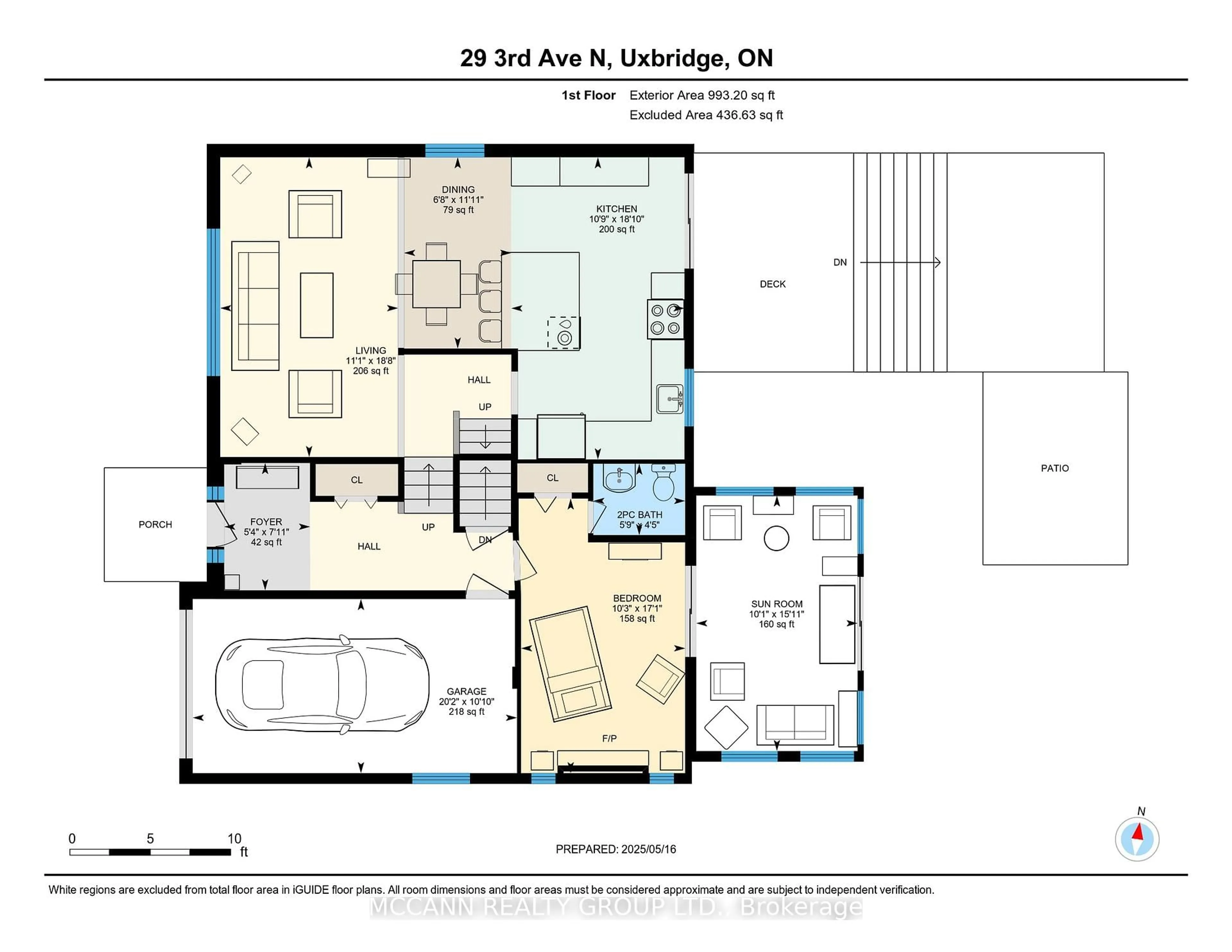 Floor plan for 29 Third Ave, Uxbridge Ontario L9P 1K2