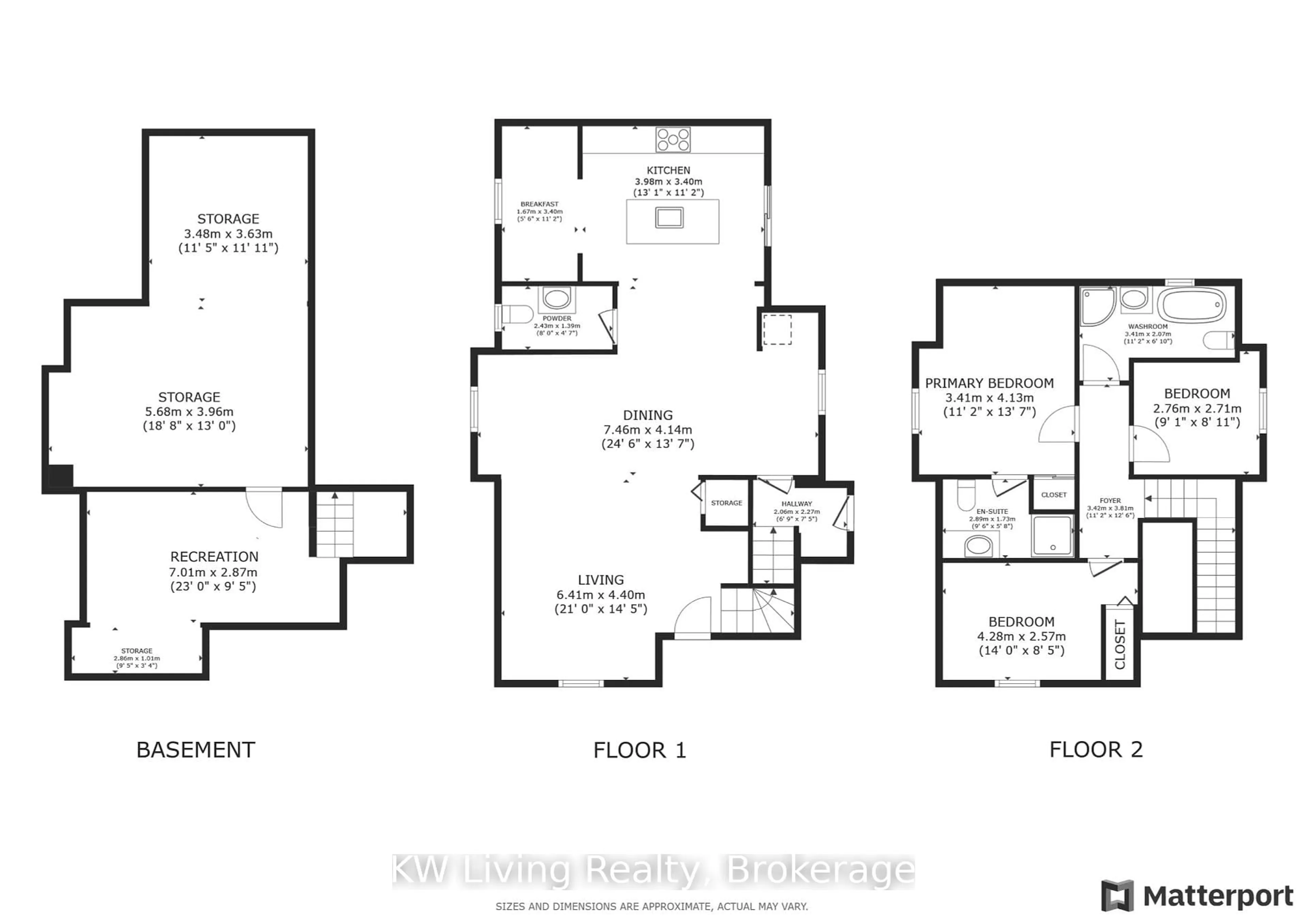Floor plan for 22 Niagara St, Newmarket Ontario L3Y 4E3
