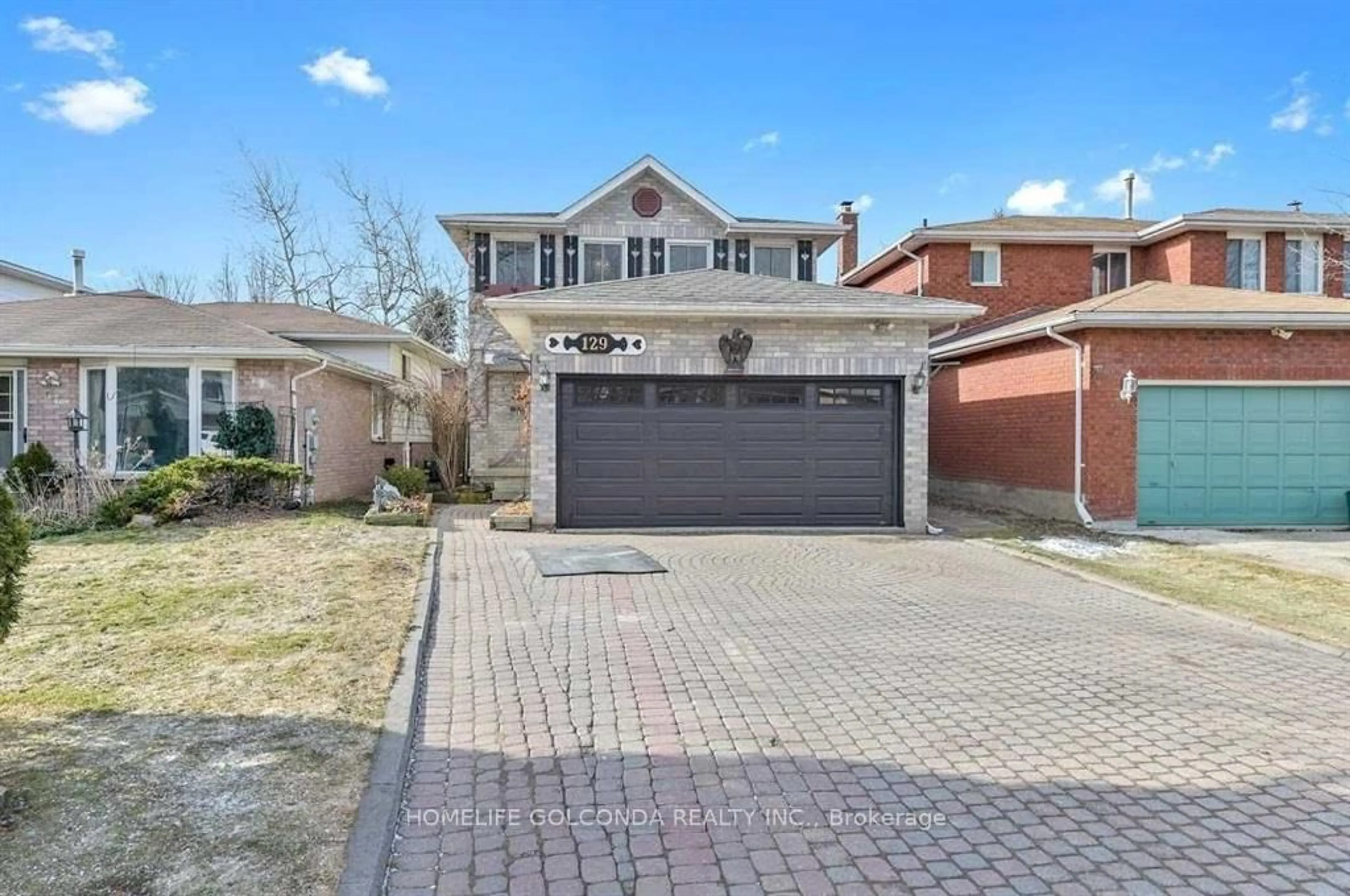 Home with brick exterior material, street for 129 Kerr Blvd, New Tecumseth Ontario L9R 1C7