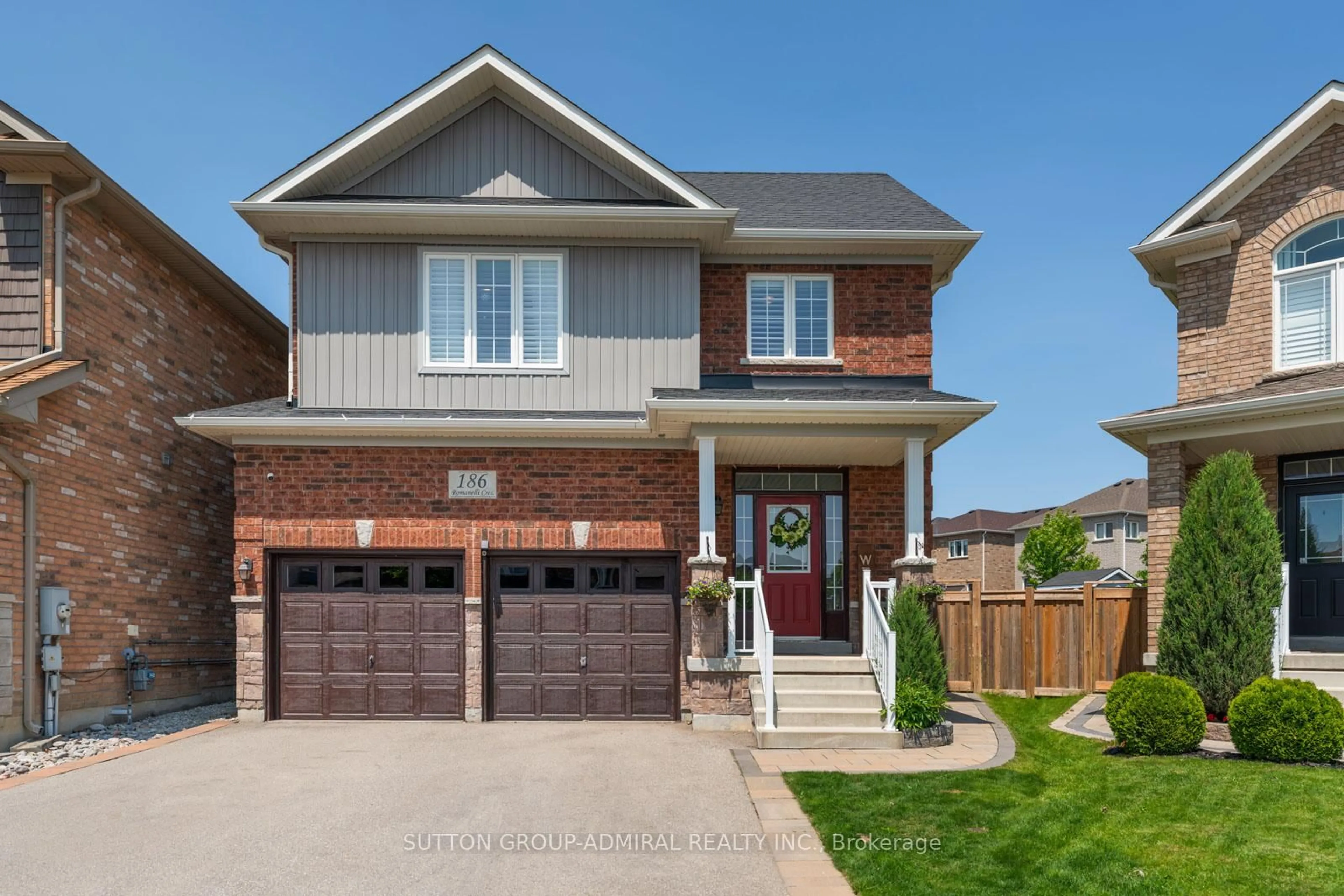 Home with brick exterior material, street for 186 Romanelli Cres, Bradford West Gwillimbury Ontario L3Z 0X6