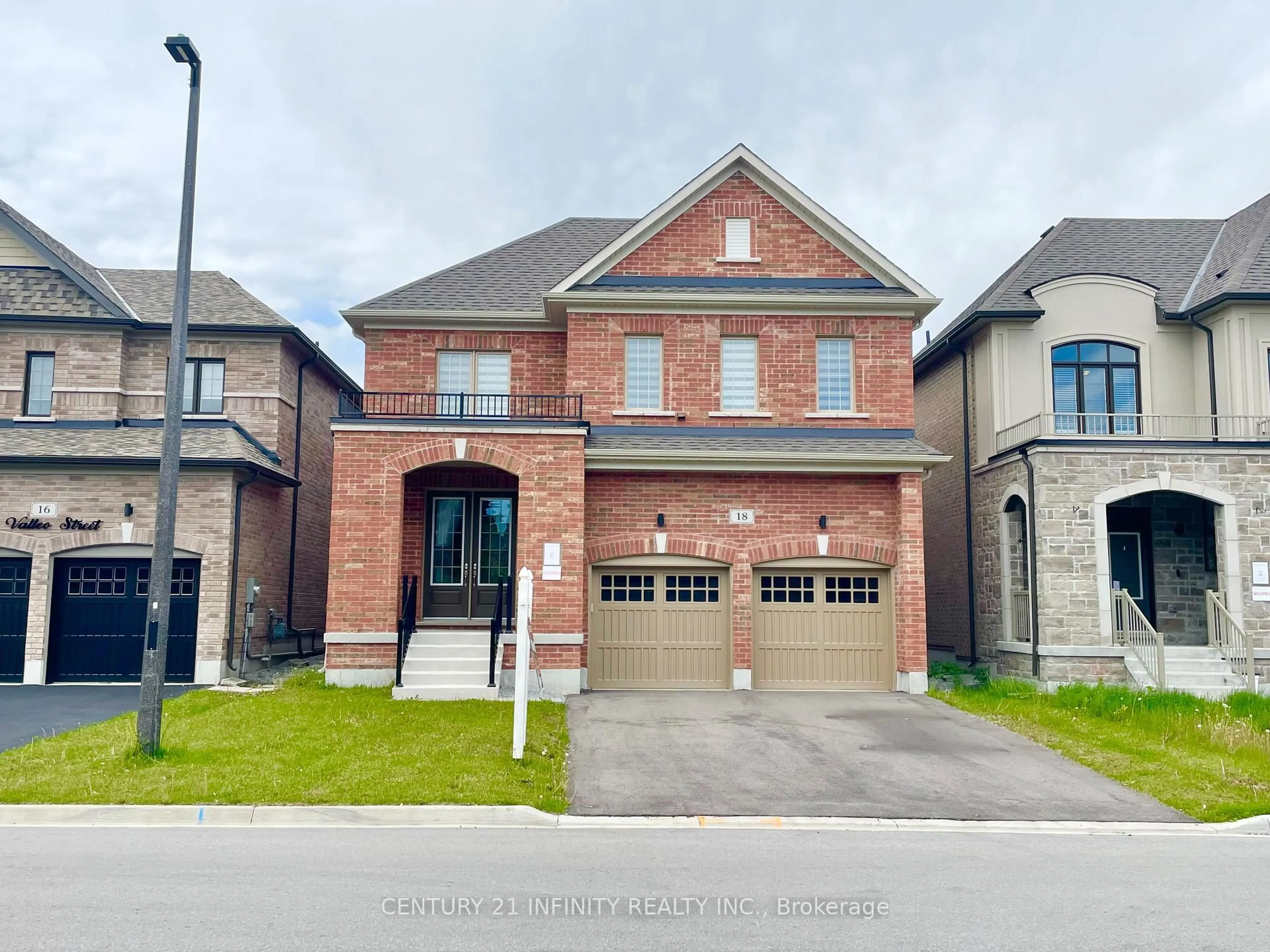 Home with brick exterior material, street for 18 Valleo St, Georgina Ontario L4P 0J9