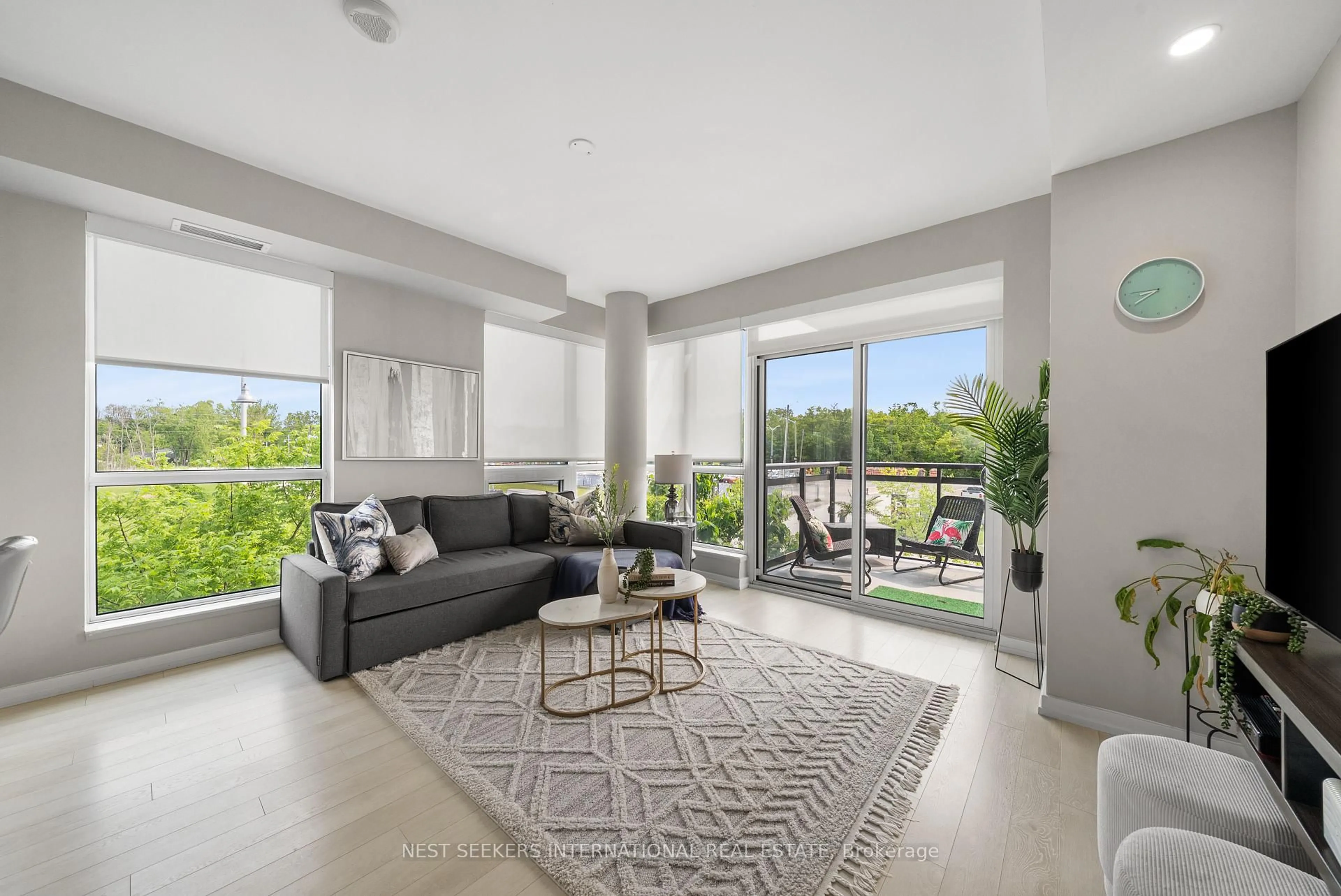 Living room with furniture, unknown for 241 Sea Ray Ave #A213, Innisfil Ontario L9S 2P7