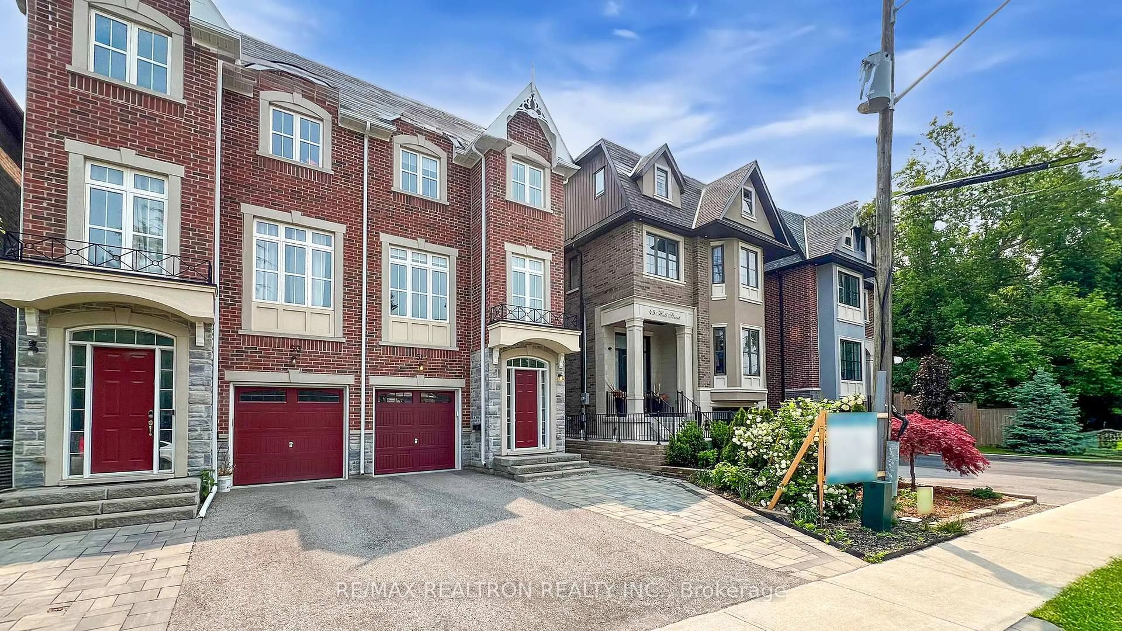 Home with brick exterior material, street for 51 Hall St, Richmond Hill Ontario L4C 4N7