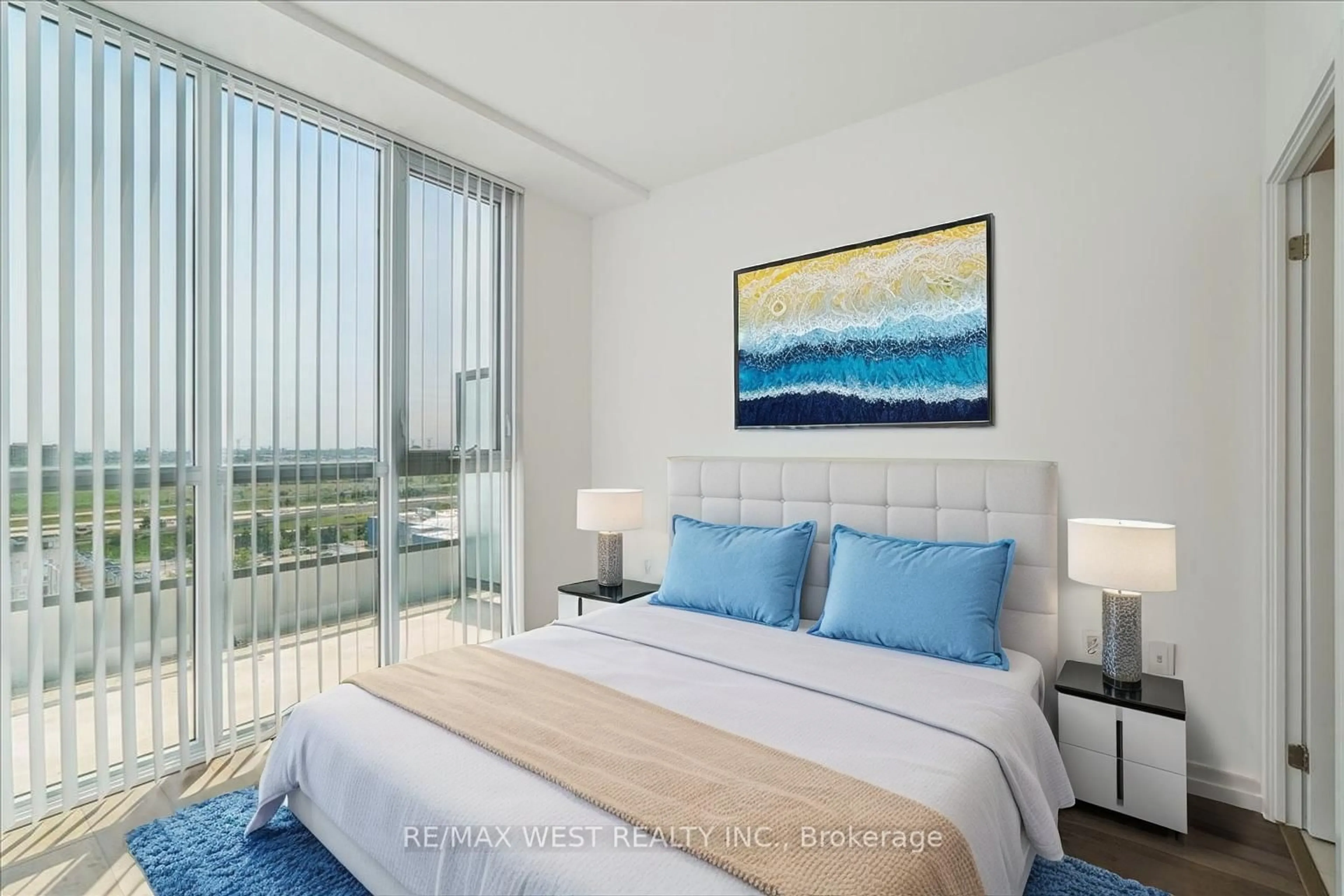 Bedroom with bed, unknown for 10 Honeycrisp Cres #1110, Vaughan Ontario L4K 0M7