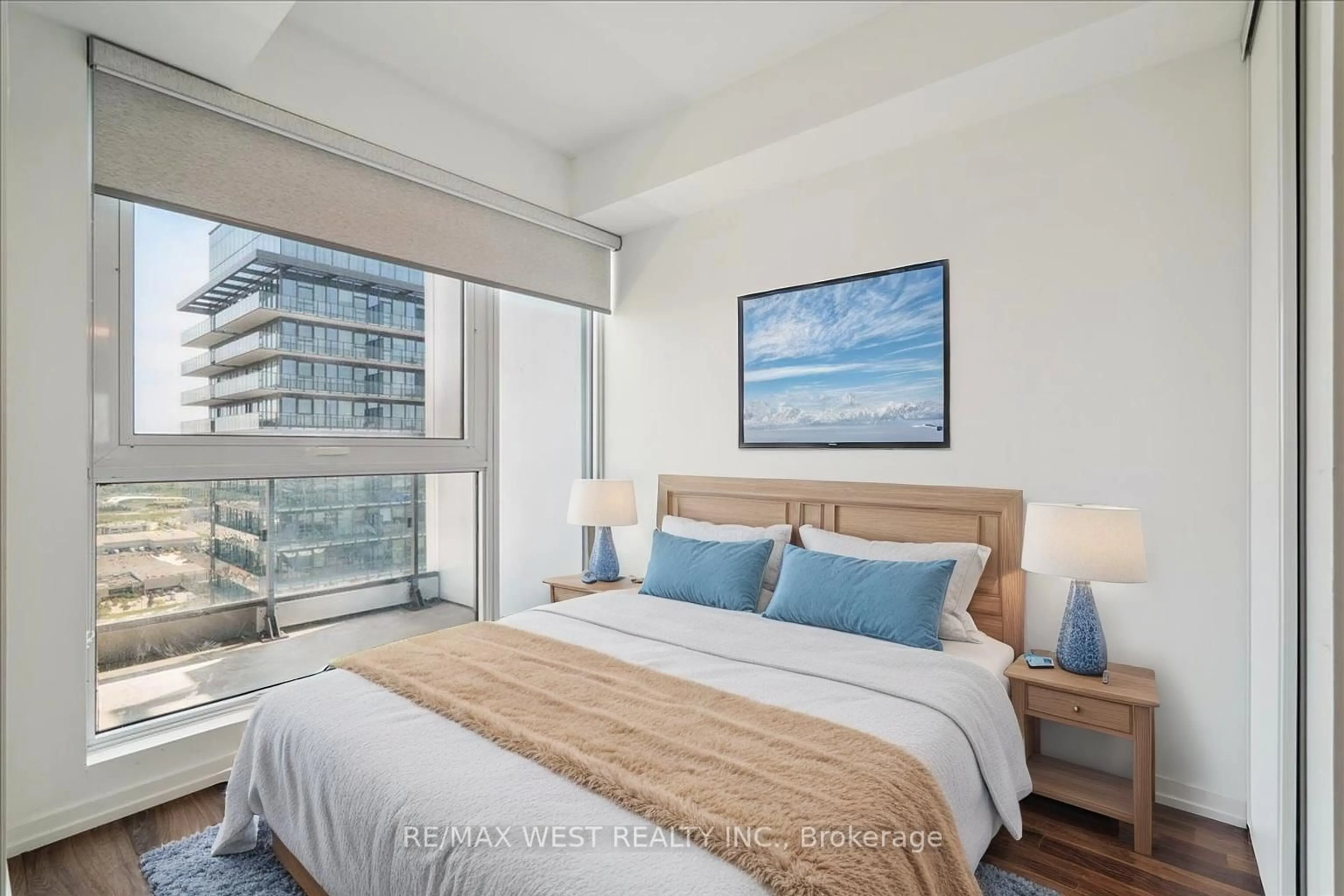 Bedroom with bed, unknown for 1000 Portage Pkwy #3508, Vaughan Ontario L4K 0L1
