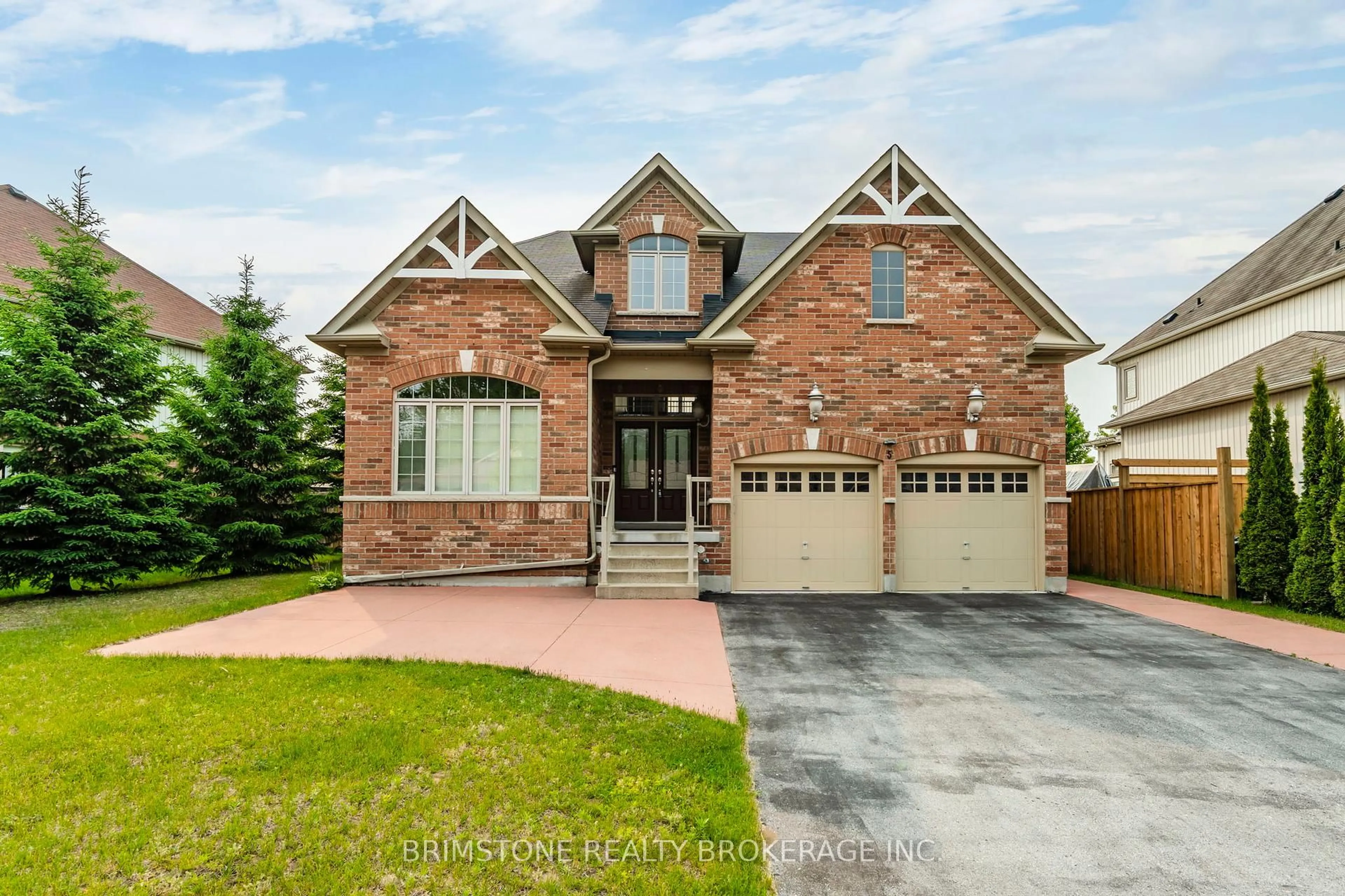 Home with brick exterior material, street for 5 Nadmarc Crt, Essa Ontario L0M 1B4