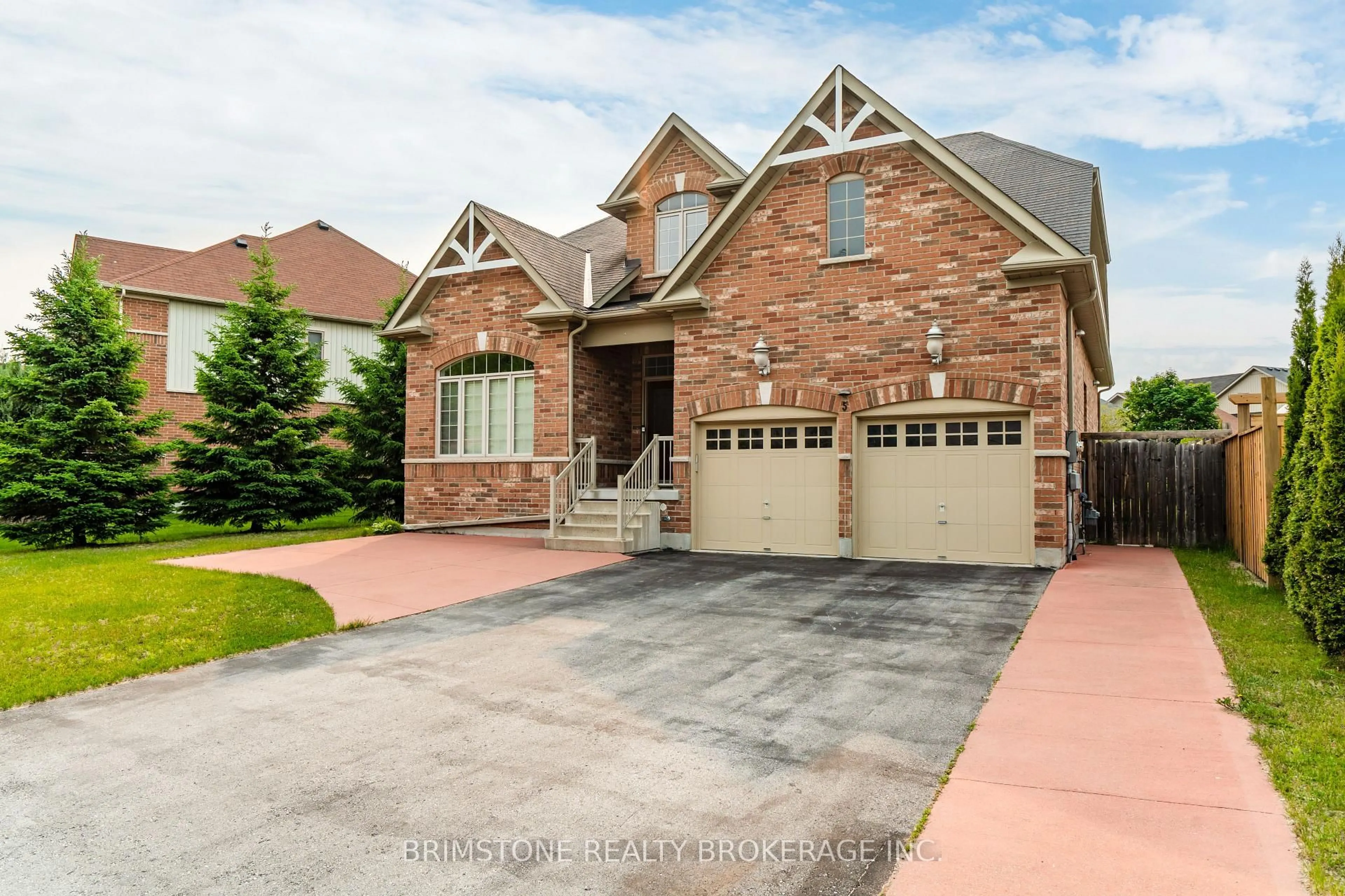 Home with brick exterior material, street for 5 Nadmarc Crt, Essa Ontario L0M 1B4