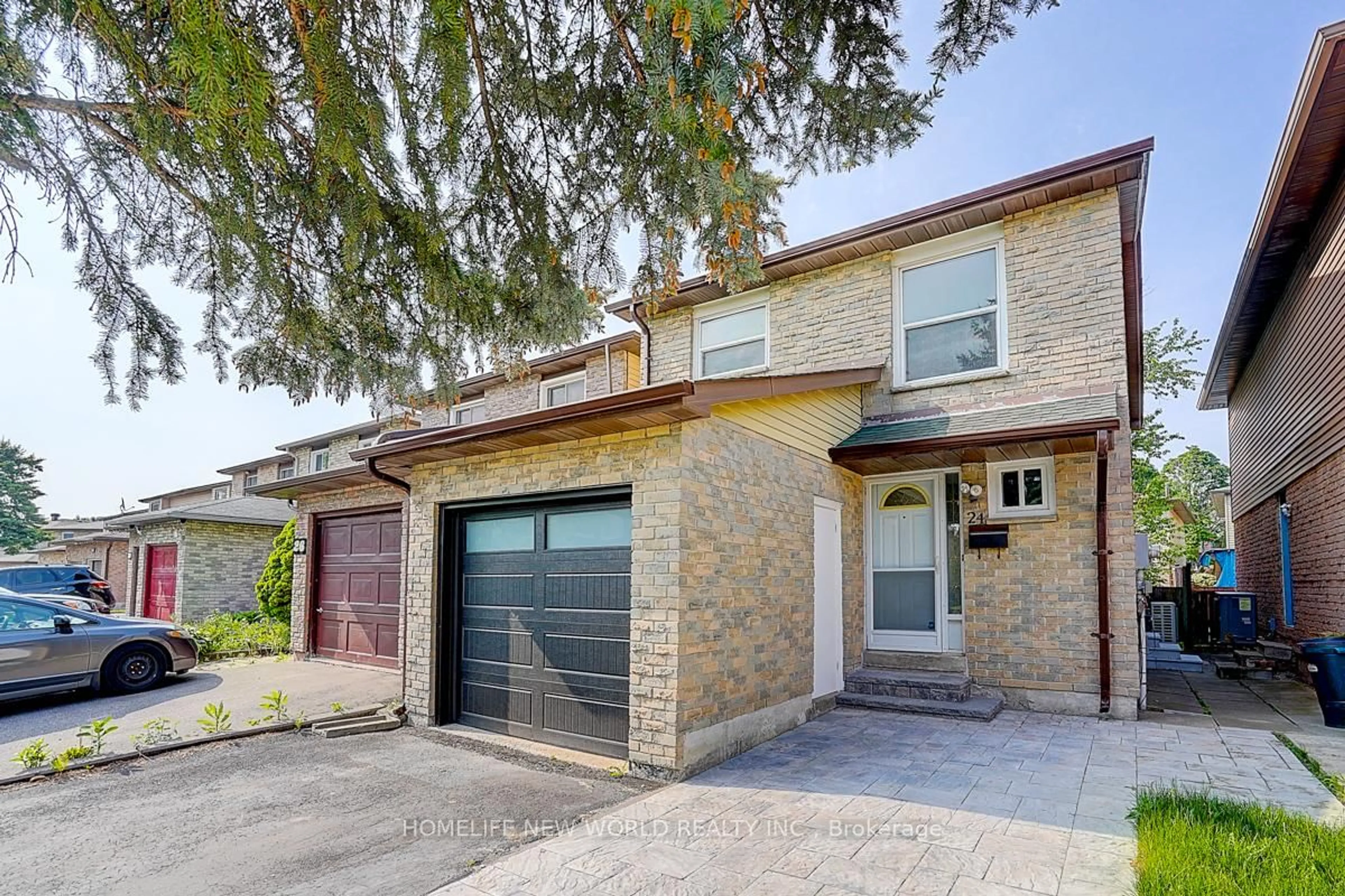 Home with brick exterior material, street for 24 Barrington Cres, Markham Ontario L3R 3H3