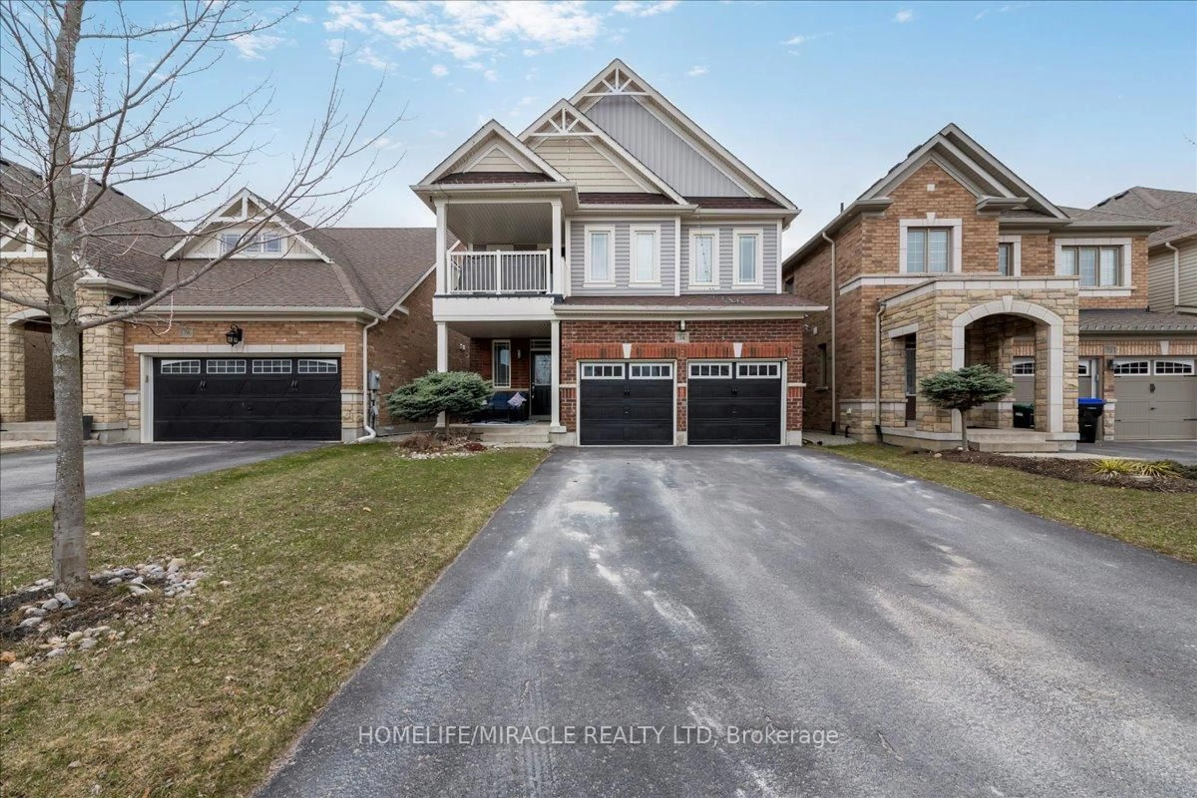 Home with brick exterior material, street for 74 Cauthers Cres, New Tecumseth Ontario L9R 0L2