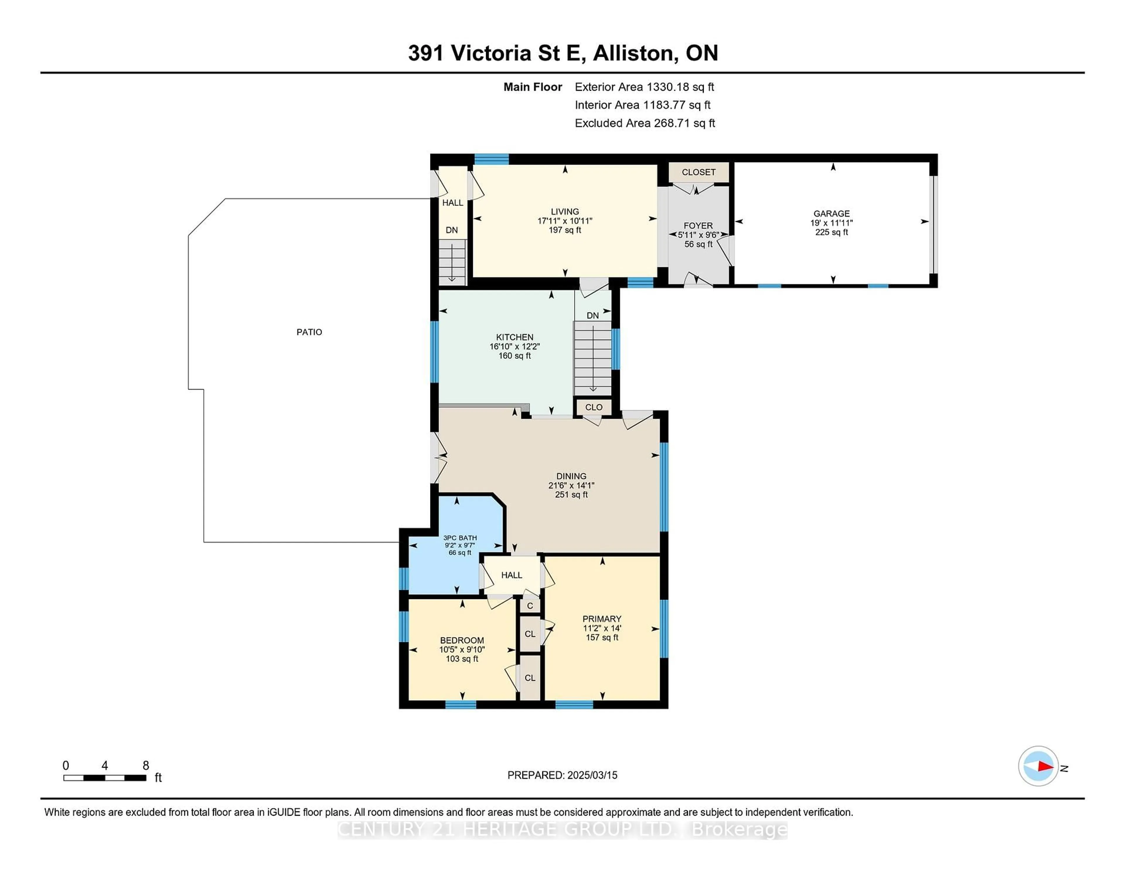 Floor plan for 391 VICTORIA St, New Tecumseth Ontario L9R 1J8