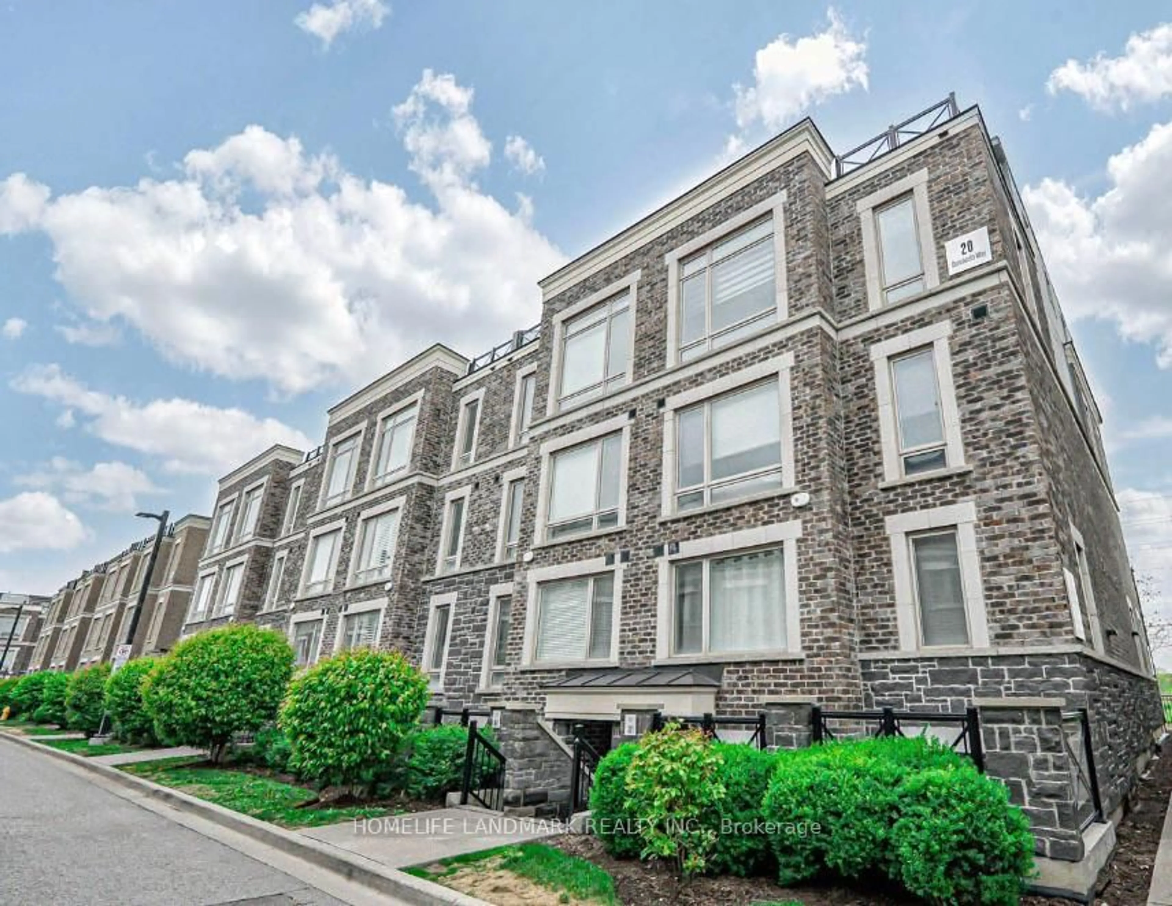 Home with brick exterior material, building for 30 Westmeath Lane #2503, Markham Ontario L6B 1N5