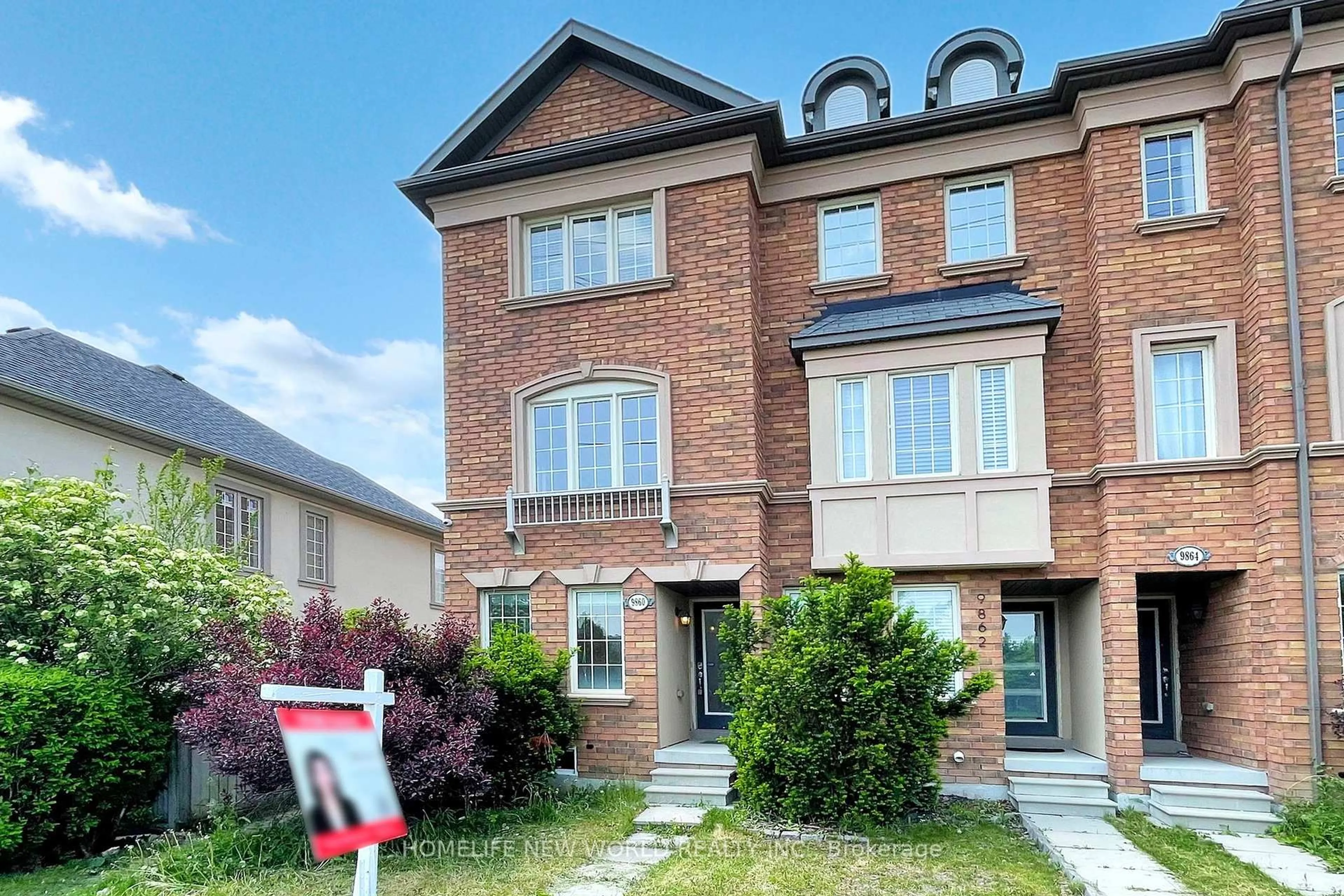 Home with brick exterior material, street for 9860 Mccowan Rd, Markham Ontario L6C 0M7