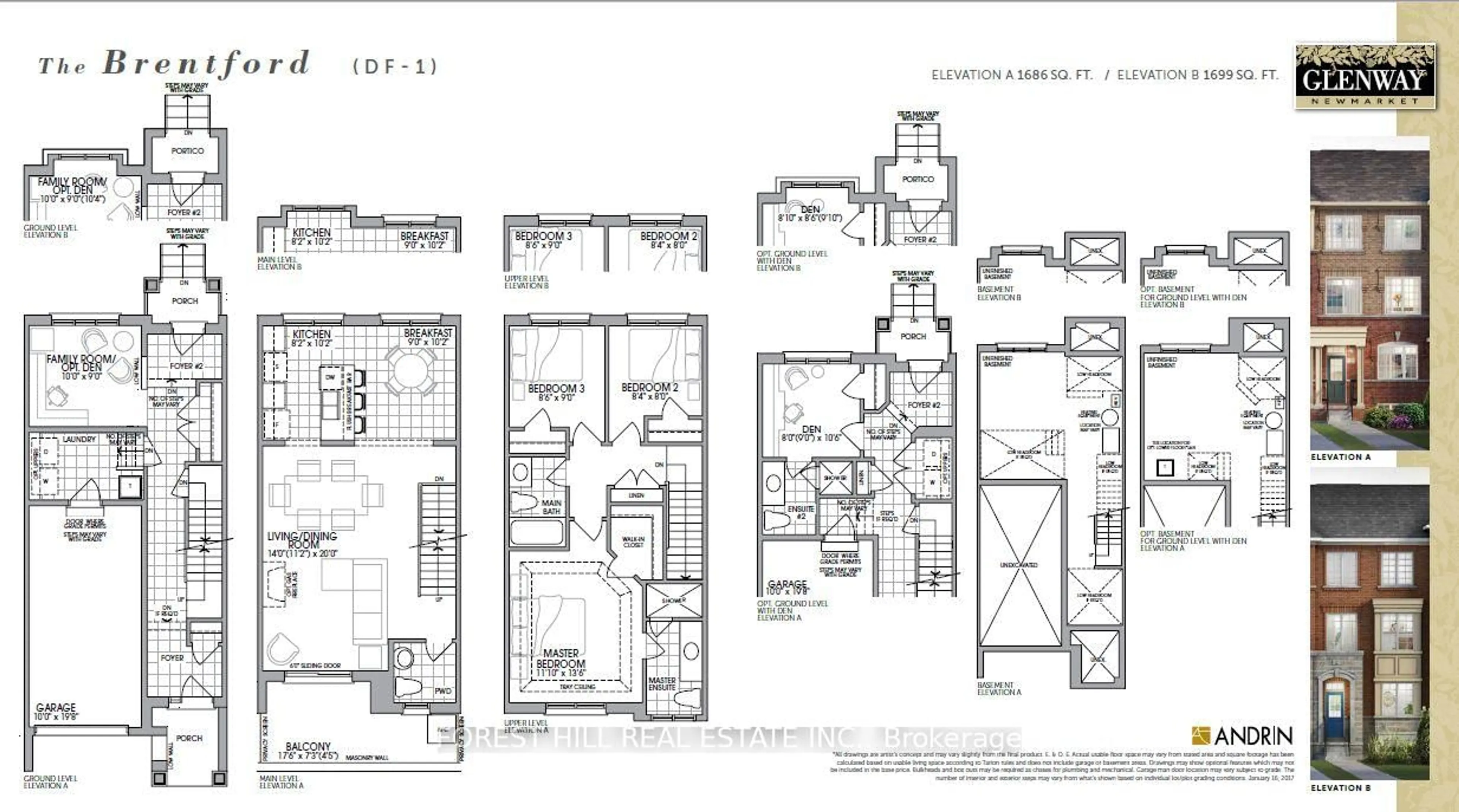Floor plan for 189 Harding Park St, Newmarket Ontario L3Y 0E3
