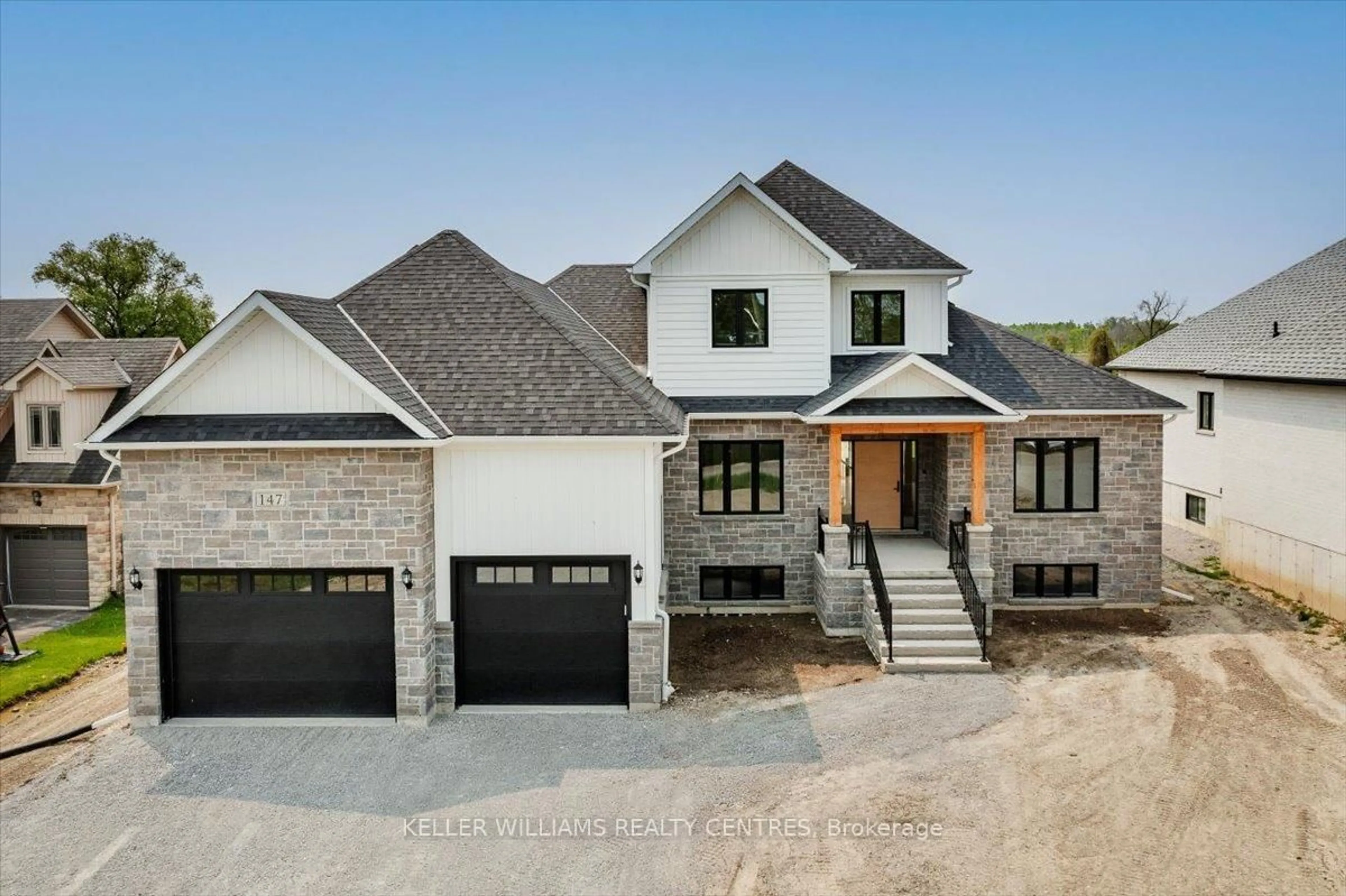 Home with brick exterior material, street for 147 Lake Dr, Georgina Ontario L4P 0S7