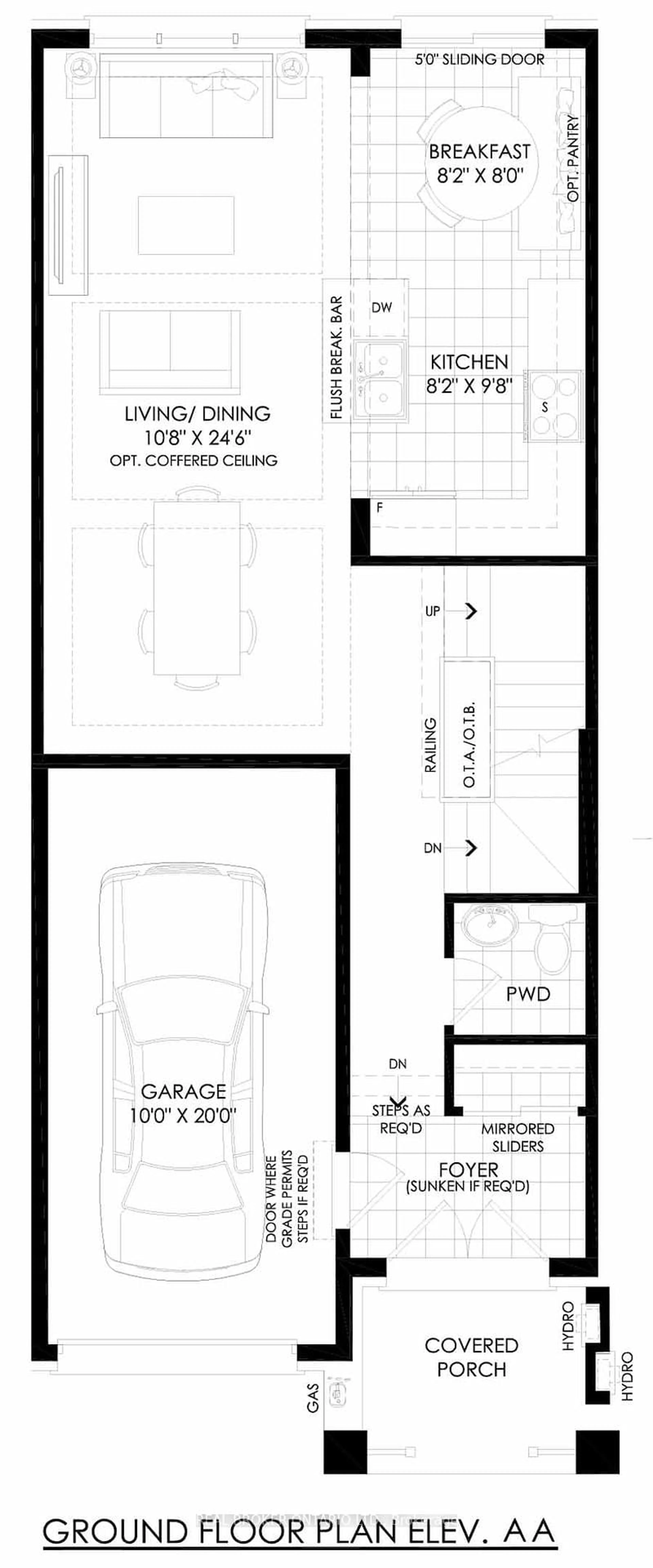 Floor plan for 106 Chessington Ave, East Gwillimbury Ontario L9N 0R6