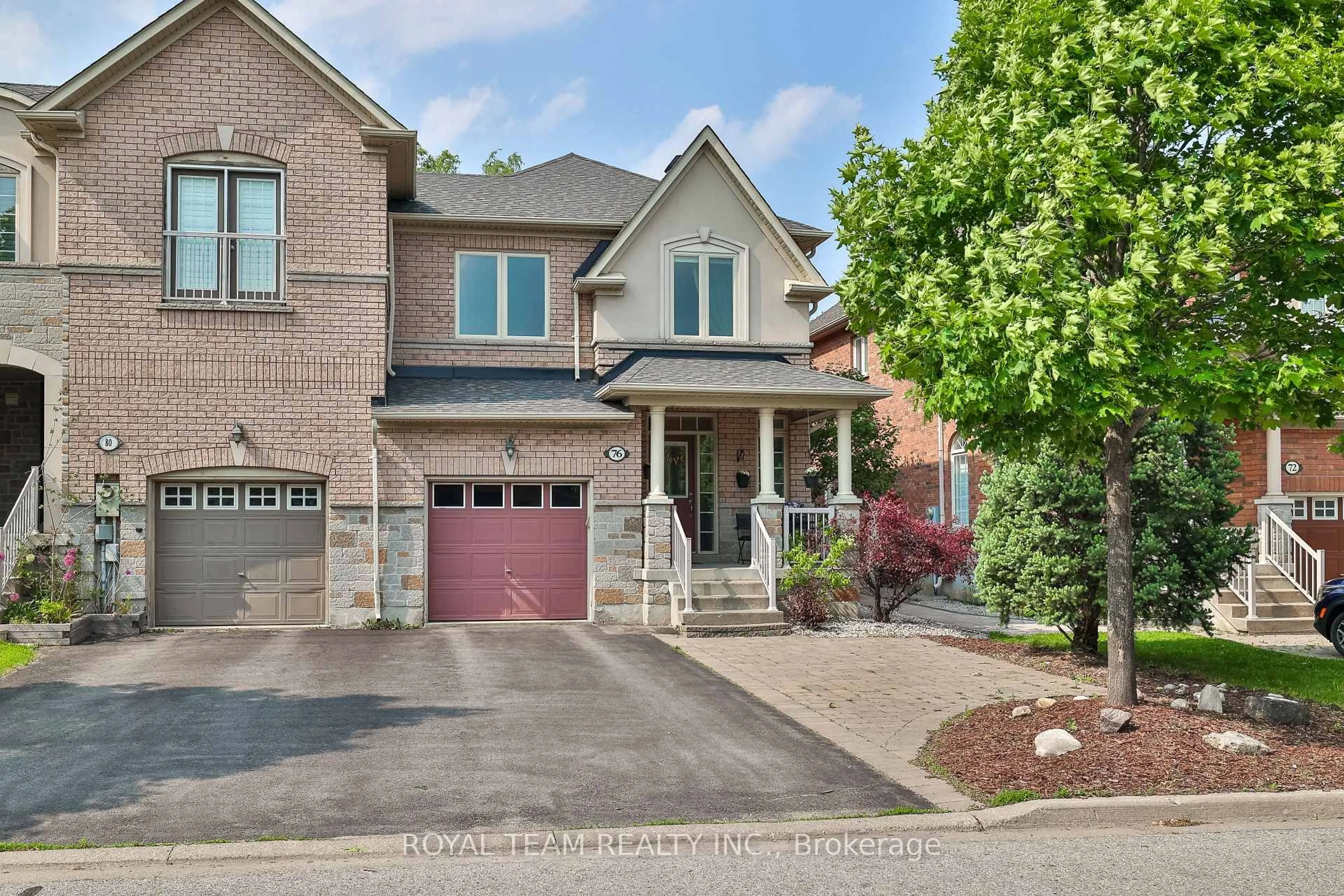 Home with brick exterior material, street for 76 Degas Dr, Vaughan Ontario L4J 9J3