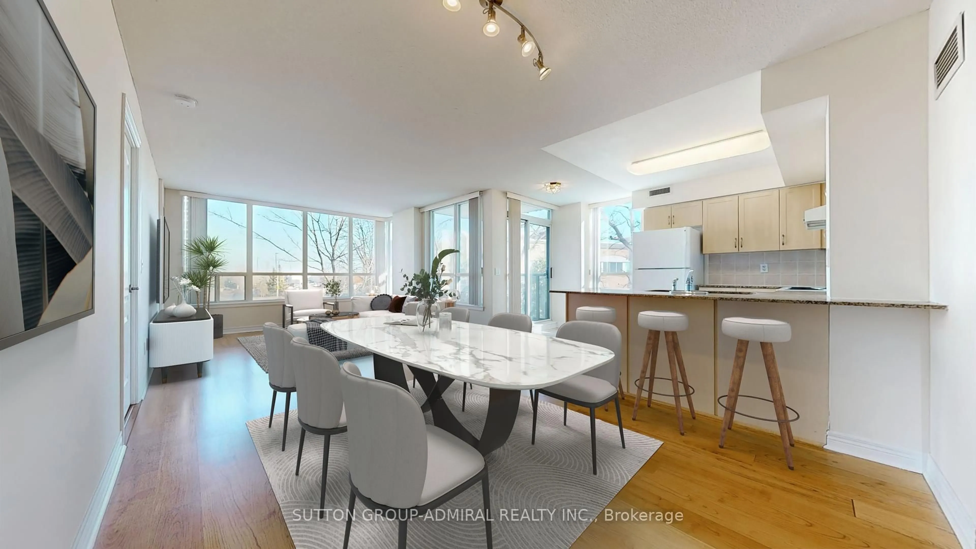 Open concept kitchen, unknown for 60 Disera Dr #204, Vaughan Ontario L4J 9G1