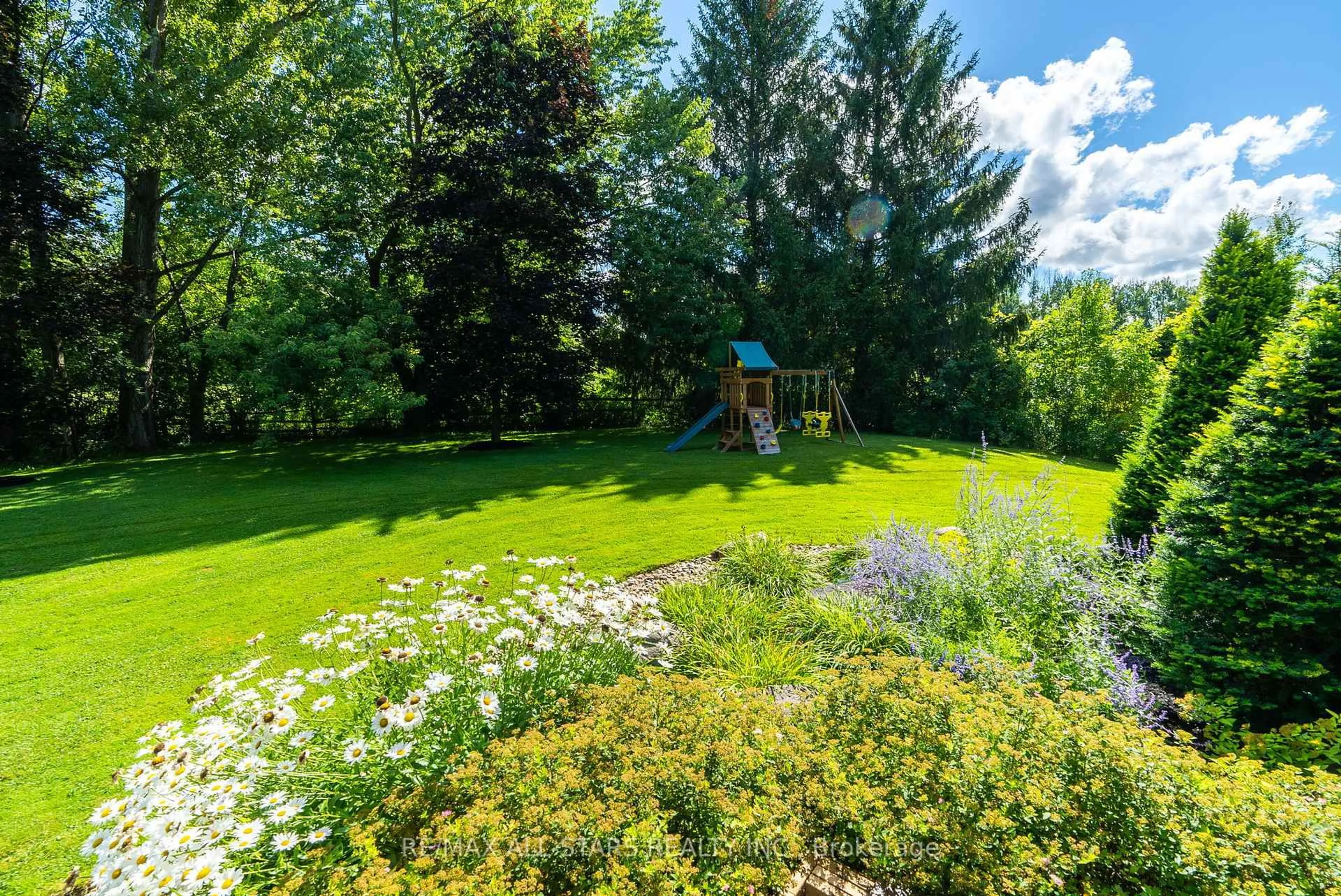 A pic from outside/outdoor area/front of a property/back of a property/a pic from drone, forest/trees view for 523 Davis Dr, Uxbridge Ontario L9P 1R1