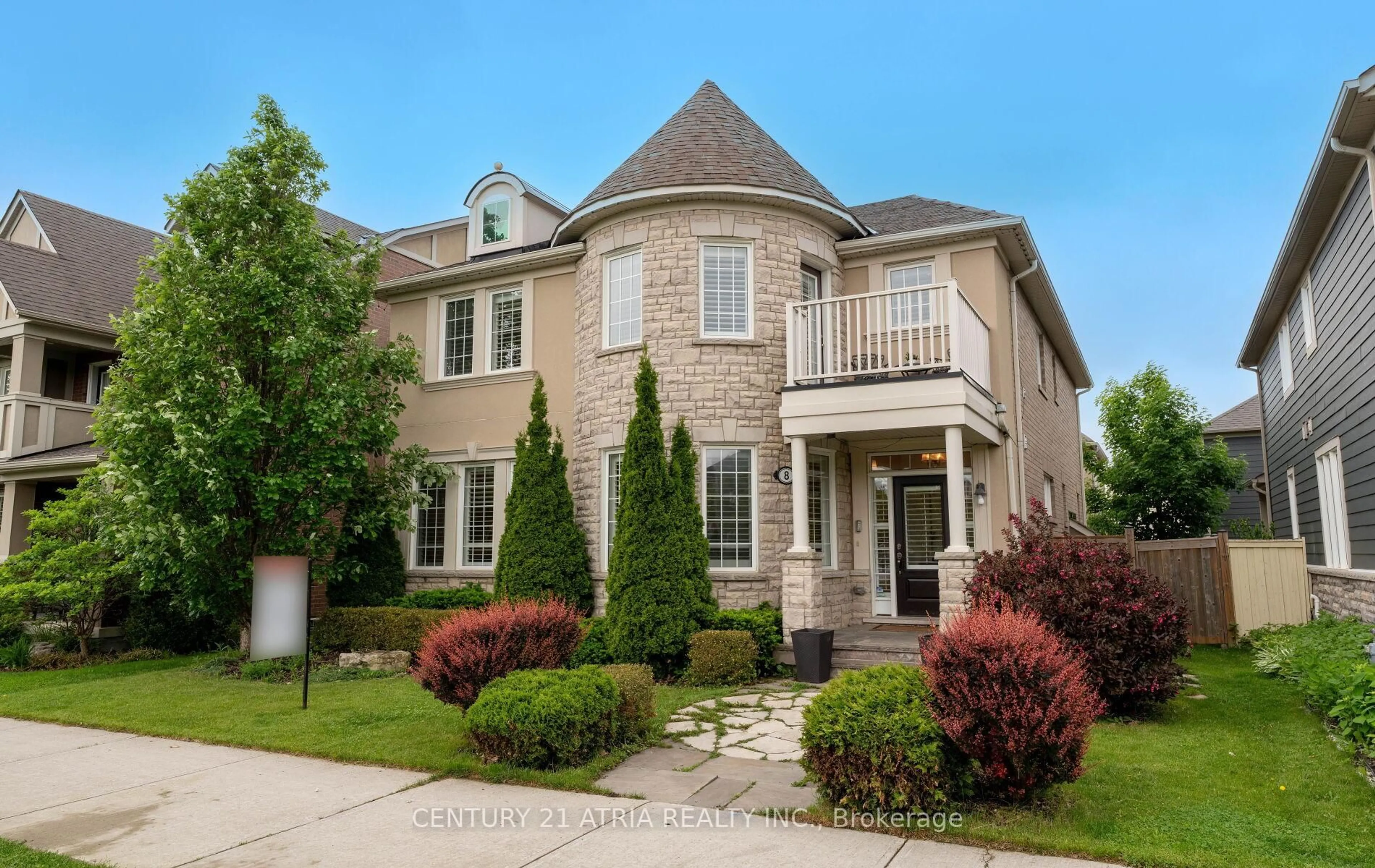 Home with brick exterior material, street for 8 Peer St, Markham Ontario L6B 0R1