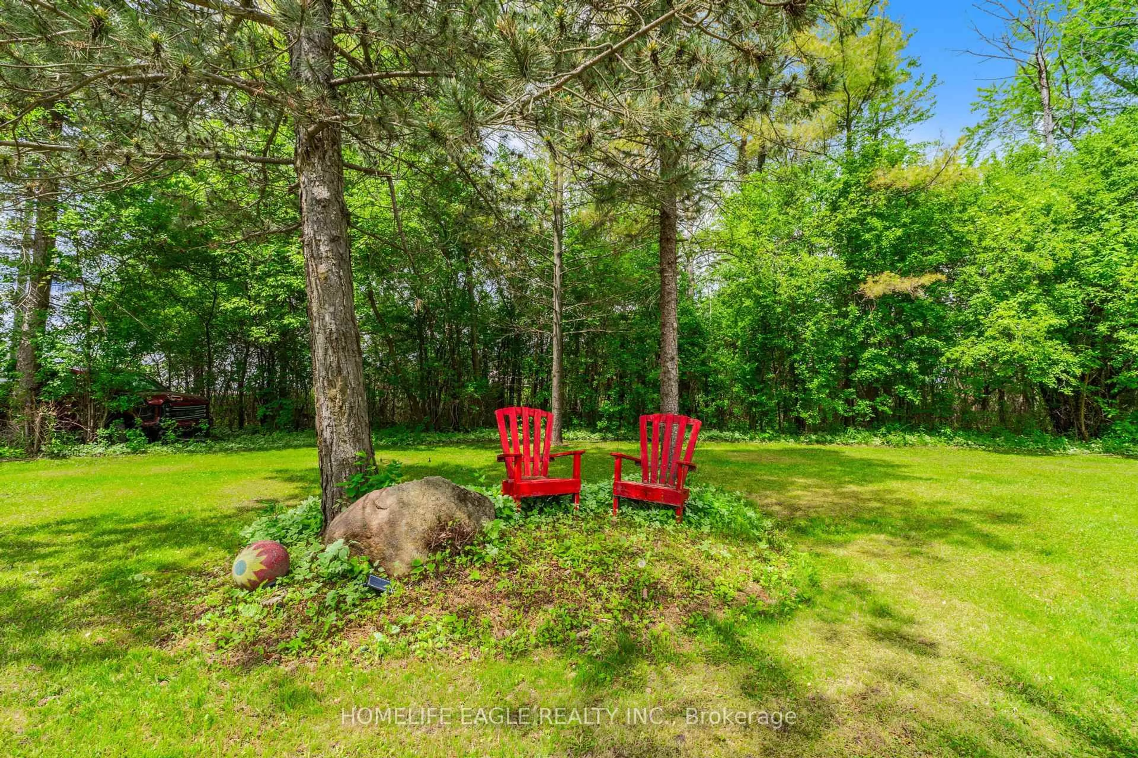 Patio, forest/trees view for 19341 Bathurst St, East Gwillimbury Ontario L9N 0K5