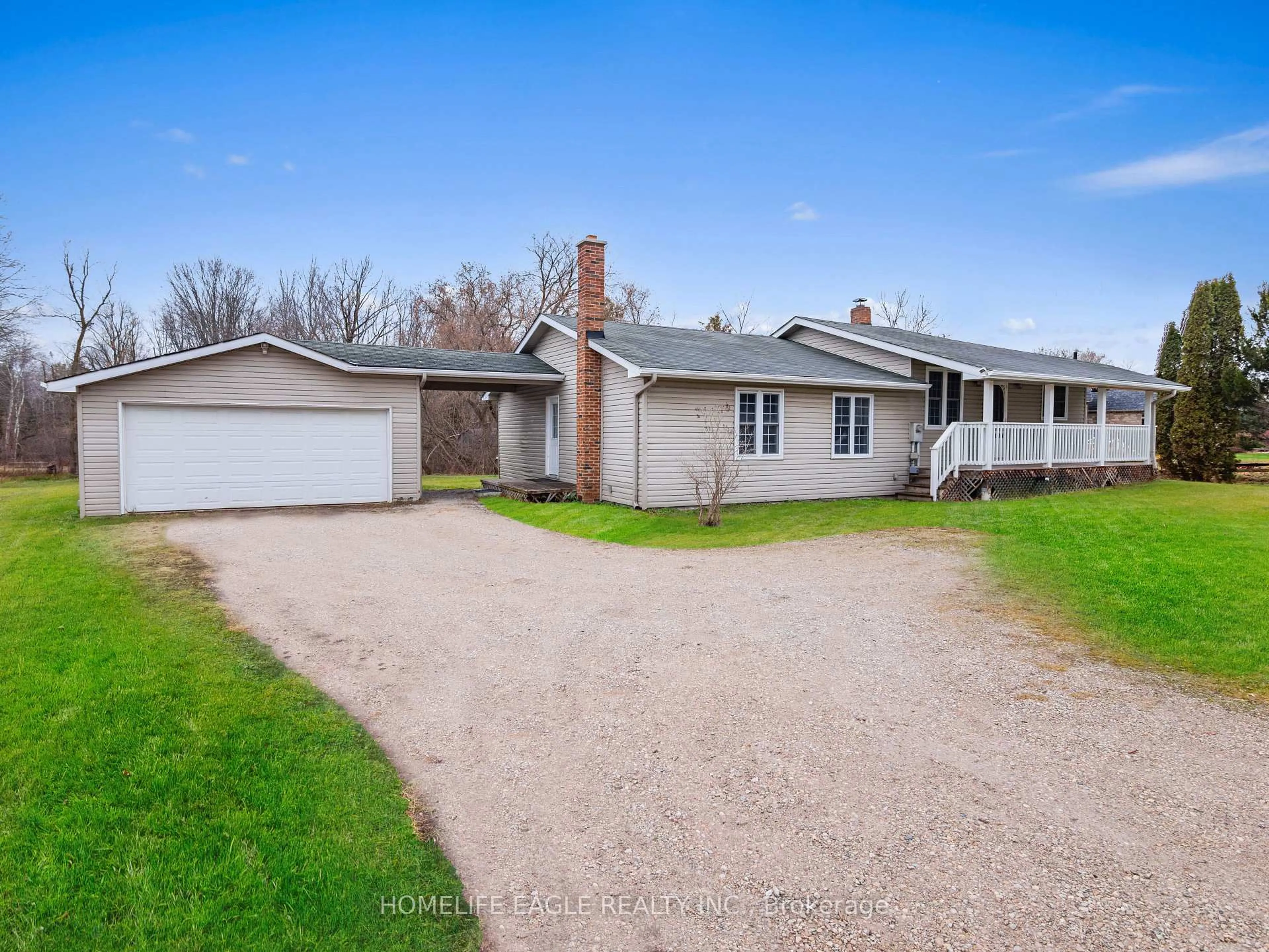 A pic from outside/outdoor area/front of a property/back of a property/a pic from drone, street for 4566 Lloydtown-Aurora Rd, King Ontario L7B 0E3