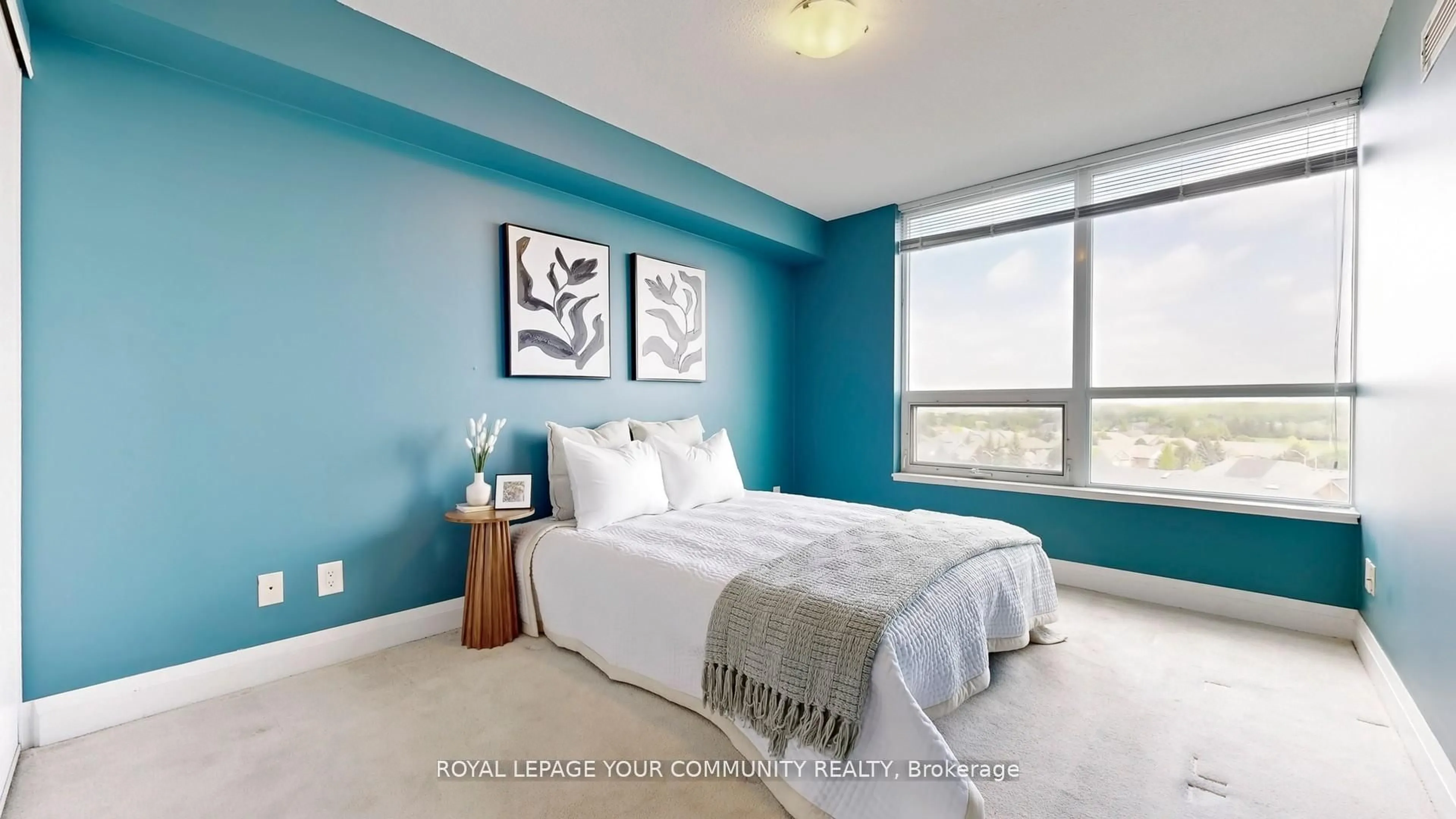 Bedroom with bed, unknown for 30 North Park Rd #812, Vaughan Ontario L4J 0G6